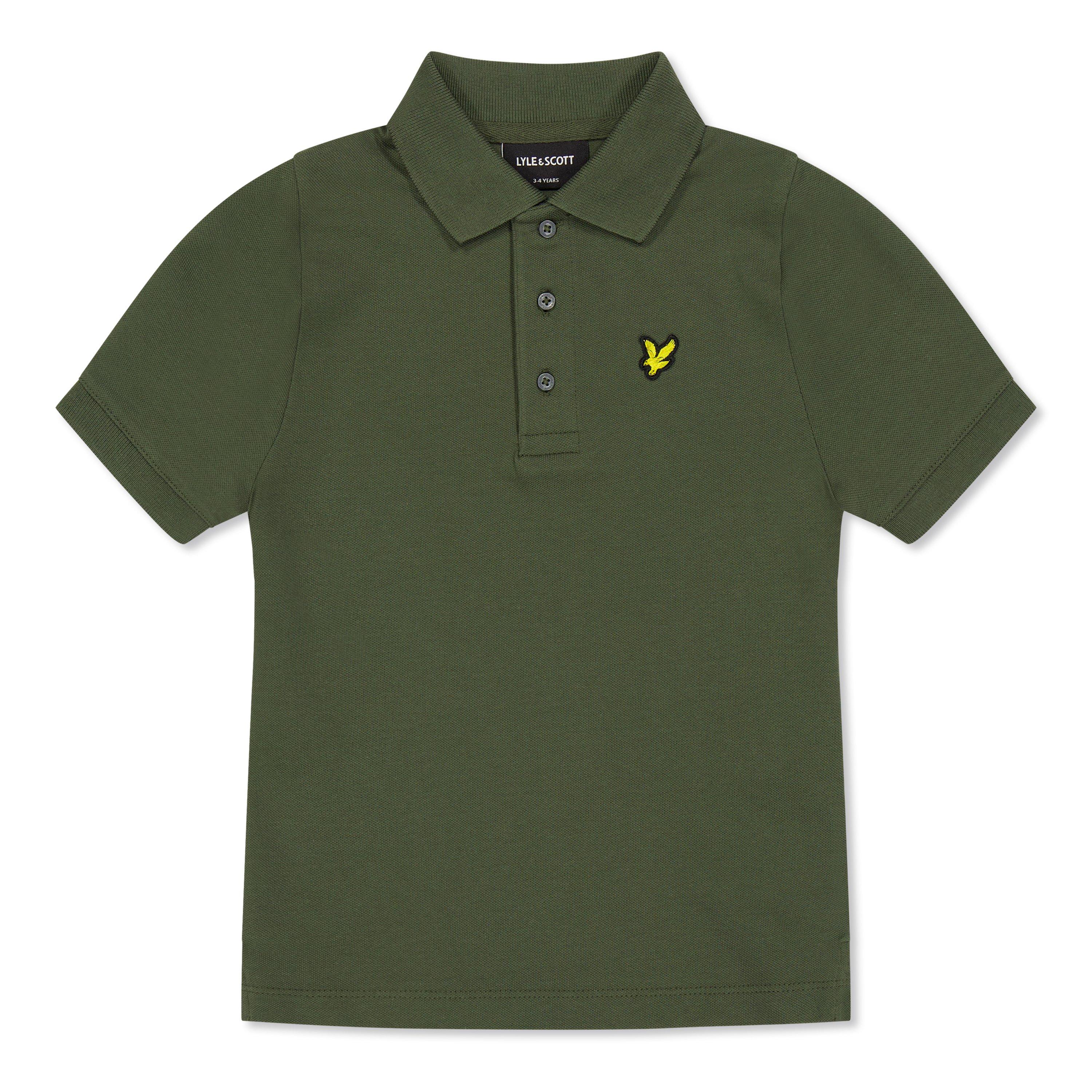 Lyle And Scott  Kids' Short Sleeve Polo Shirt - Deep Depths - 5-6 Yrs