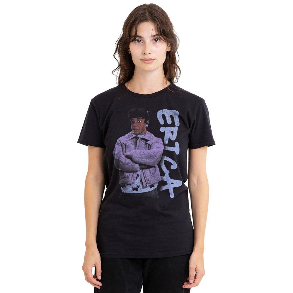 Stranger Things Stranger Things Erica Neo Homage T-Shirt Black