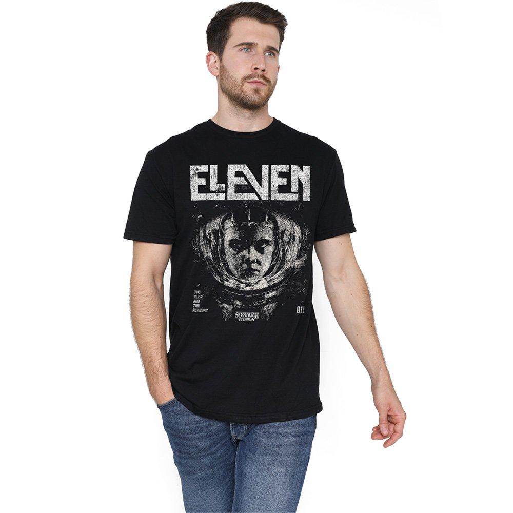 Black - Stranger Things - Stranger Things Eleven Laboratory T-Shirt Black - 1