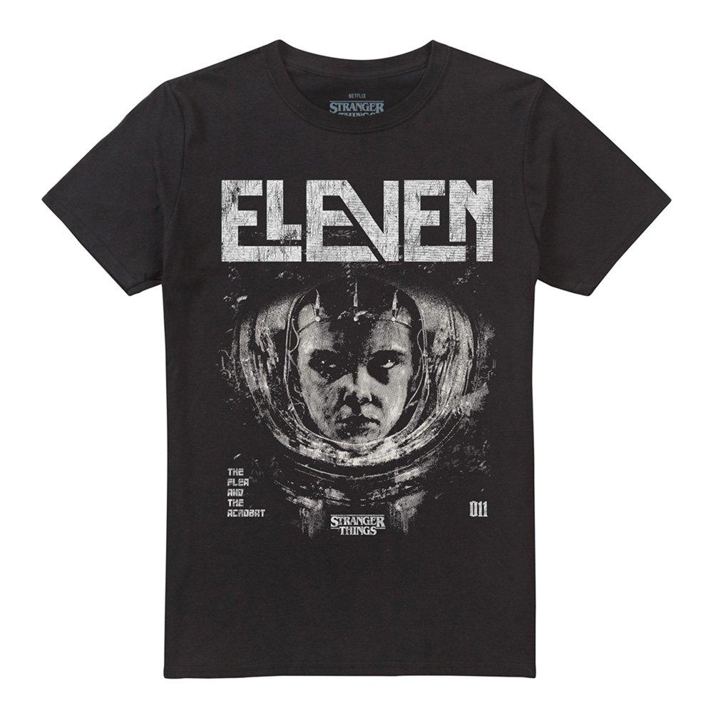 Black - Stranger Things - Stranger Things Eleven Laboratory T-Shirt Black - 4