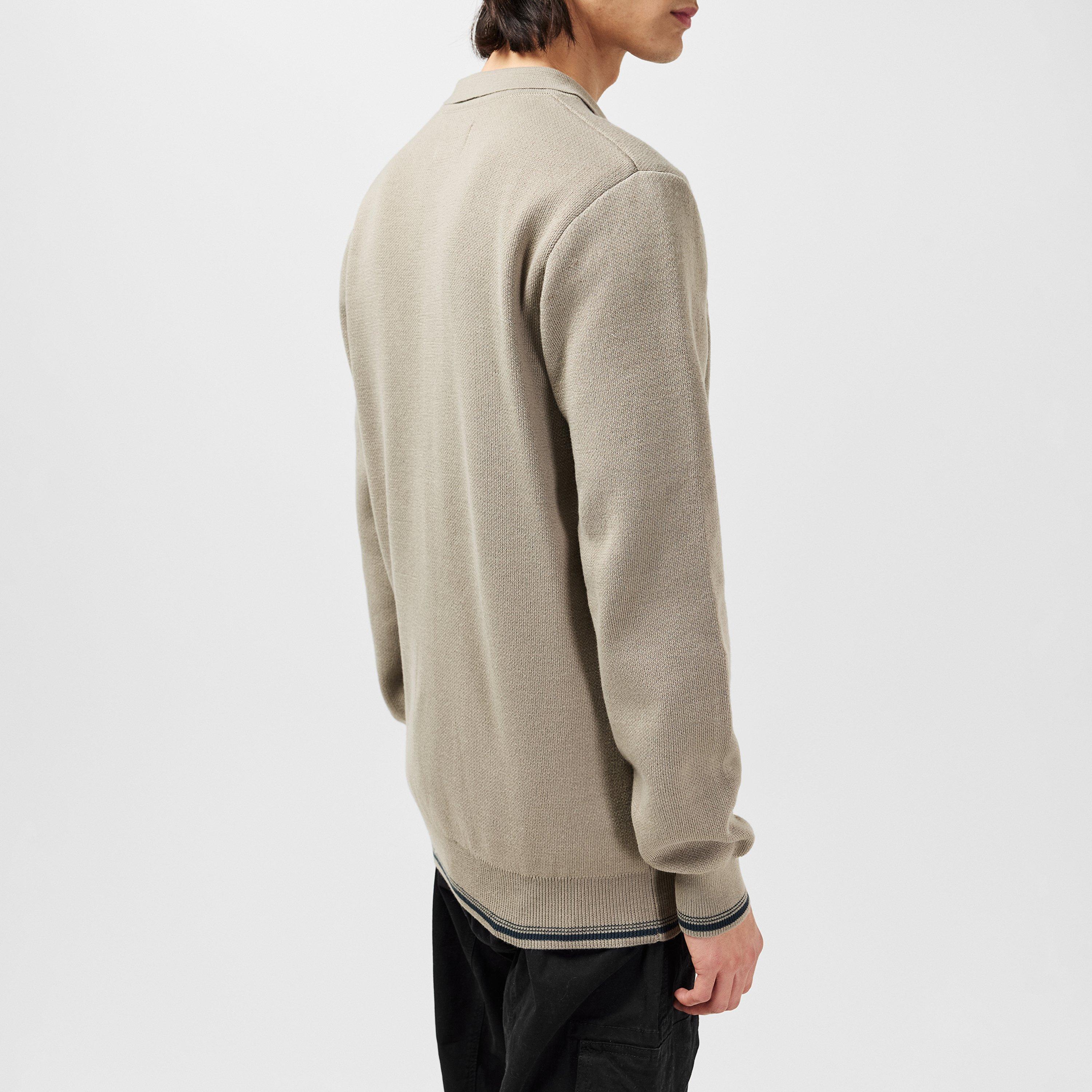 Grau - Firetrap - Mens Long Sleeve Cardigan - 4