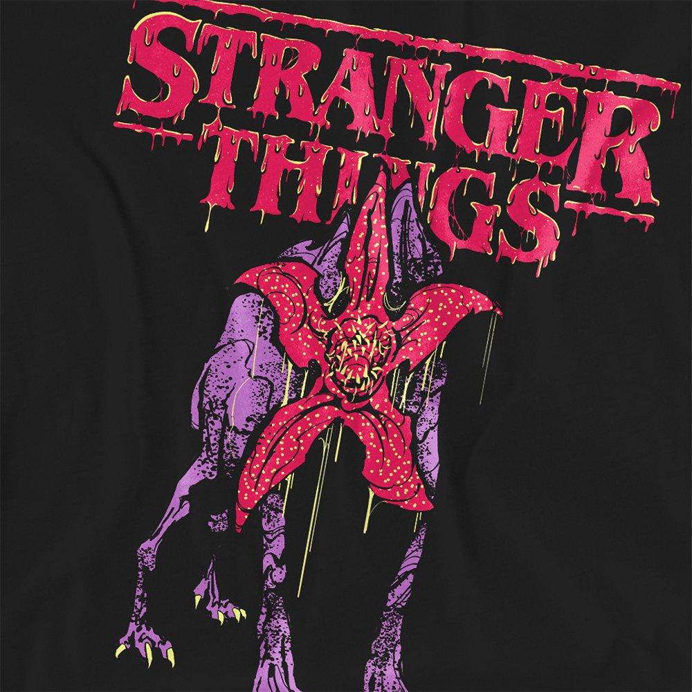 Black - Stranger Things - Stranger Things Demodog Drip T-Shirt Black - 2