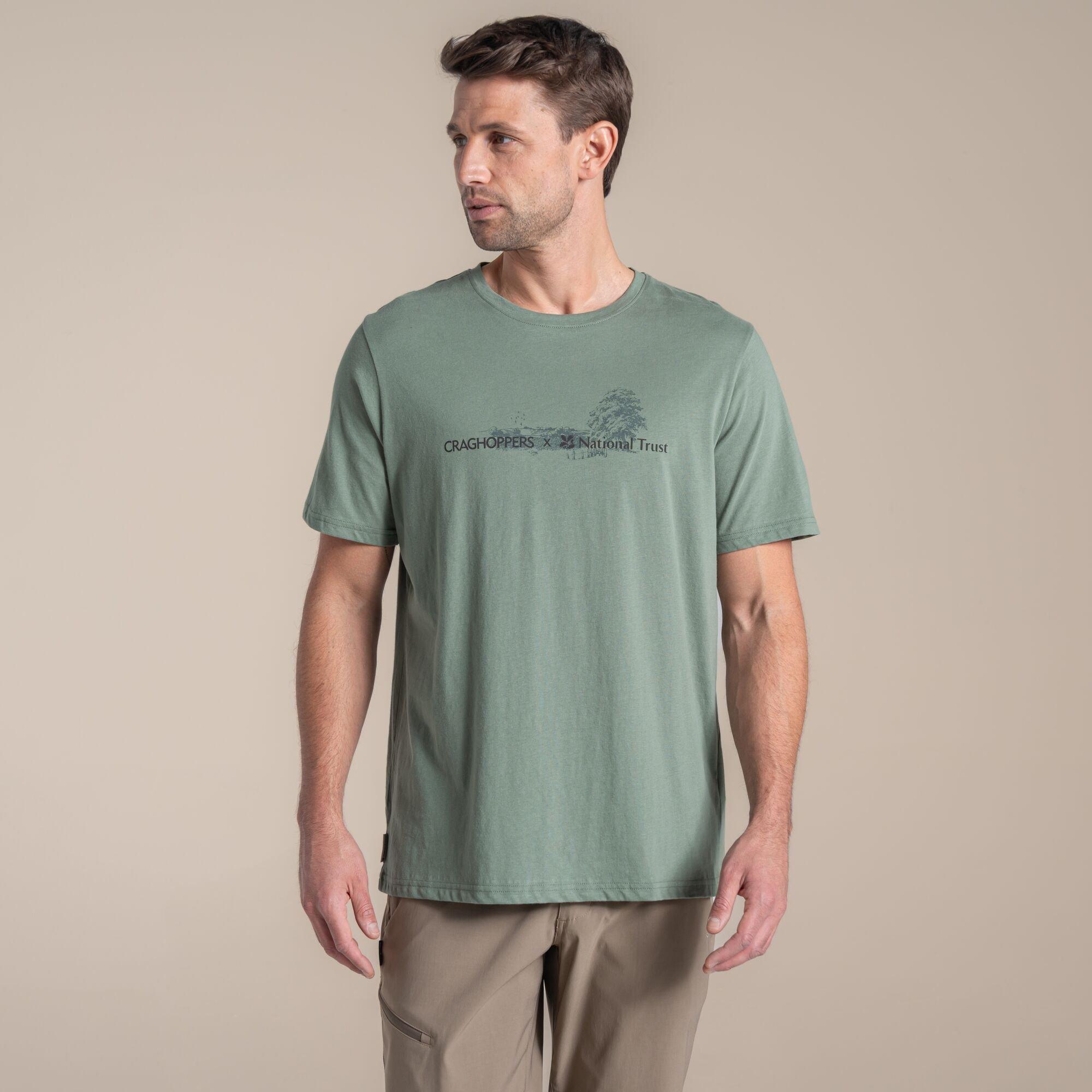 Atlas Red - Craghoppers - Sabden National Trust Collection Crew Neck T-Shirt - 1