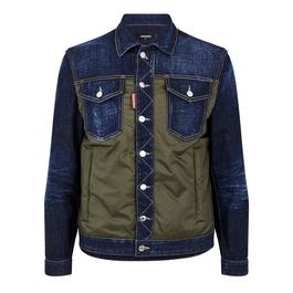 DSquared2 Dsquared2 Denim Puffer Jean Jacket