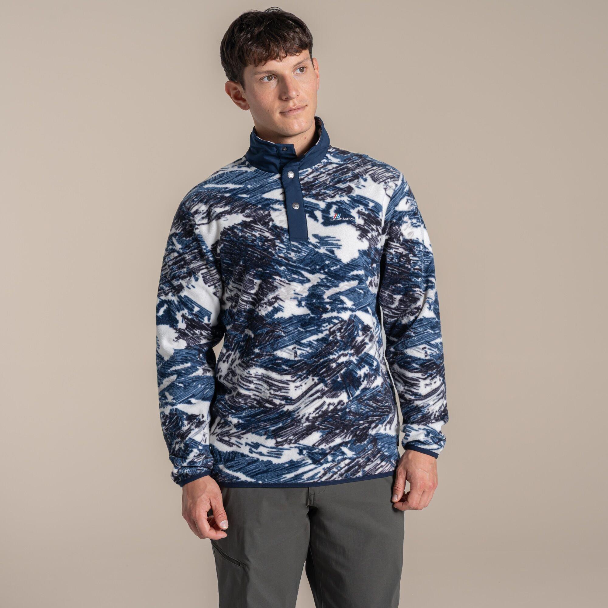 Craghoppers Men's Dewlish Ii Insulated Overhead Top - Ecru Print - L