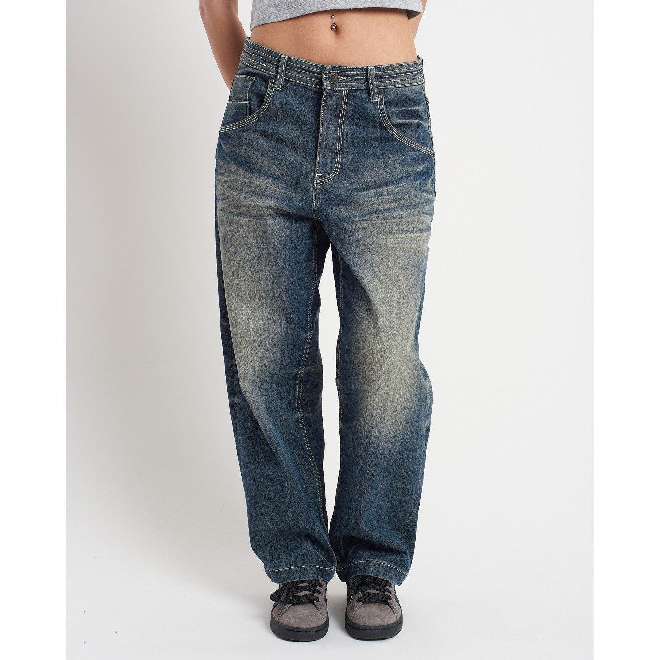 Blue - The Ragged Priest - Women's Bleacher Biggie Jean Wide Leg Jeans - 1