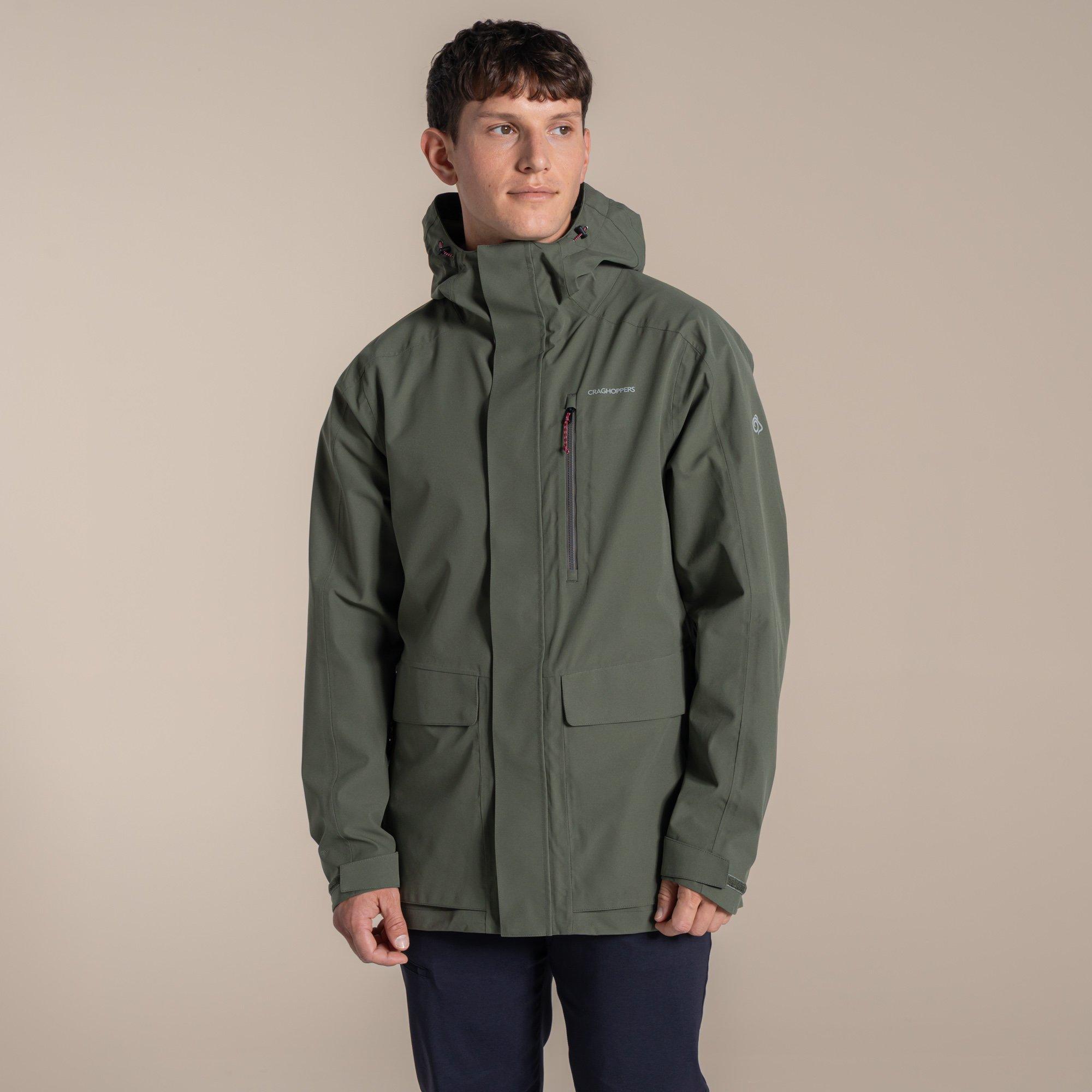 Craghoppers Men's Lorton Ii Waterproof Walking Walking Jacket - Darksage - XXL