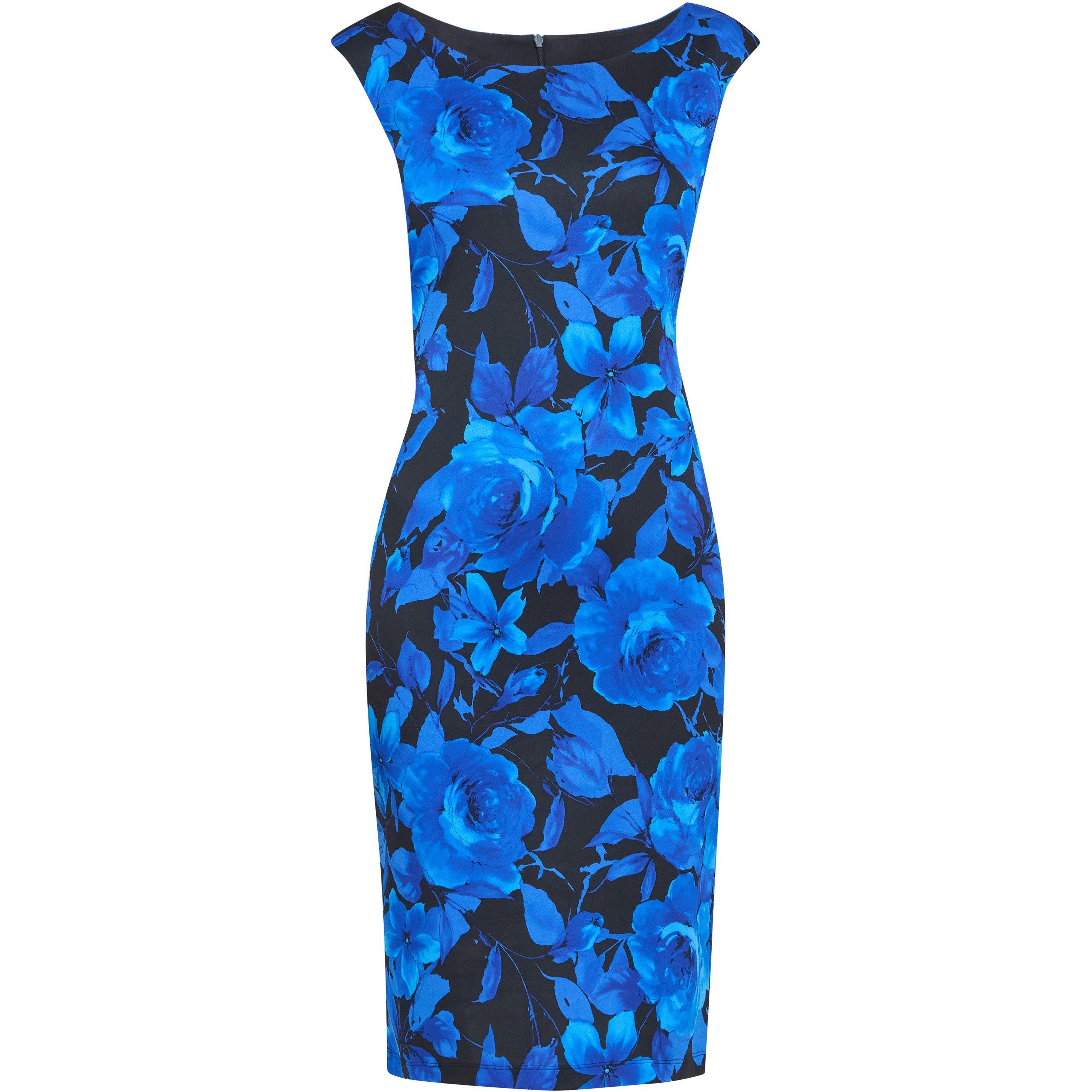 Black Saphire - Gina Bacconi - Madeline Floral Shift Dress - 4