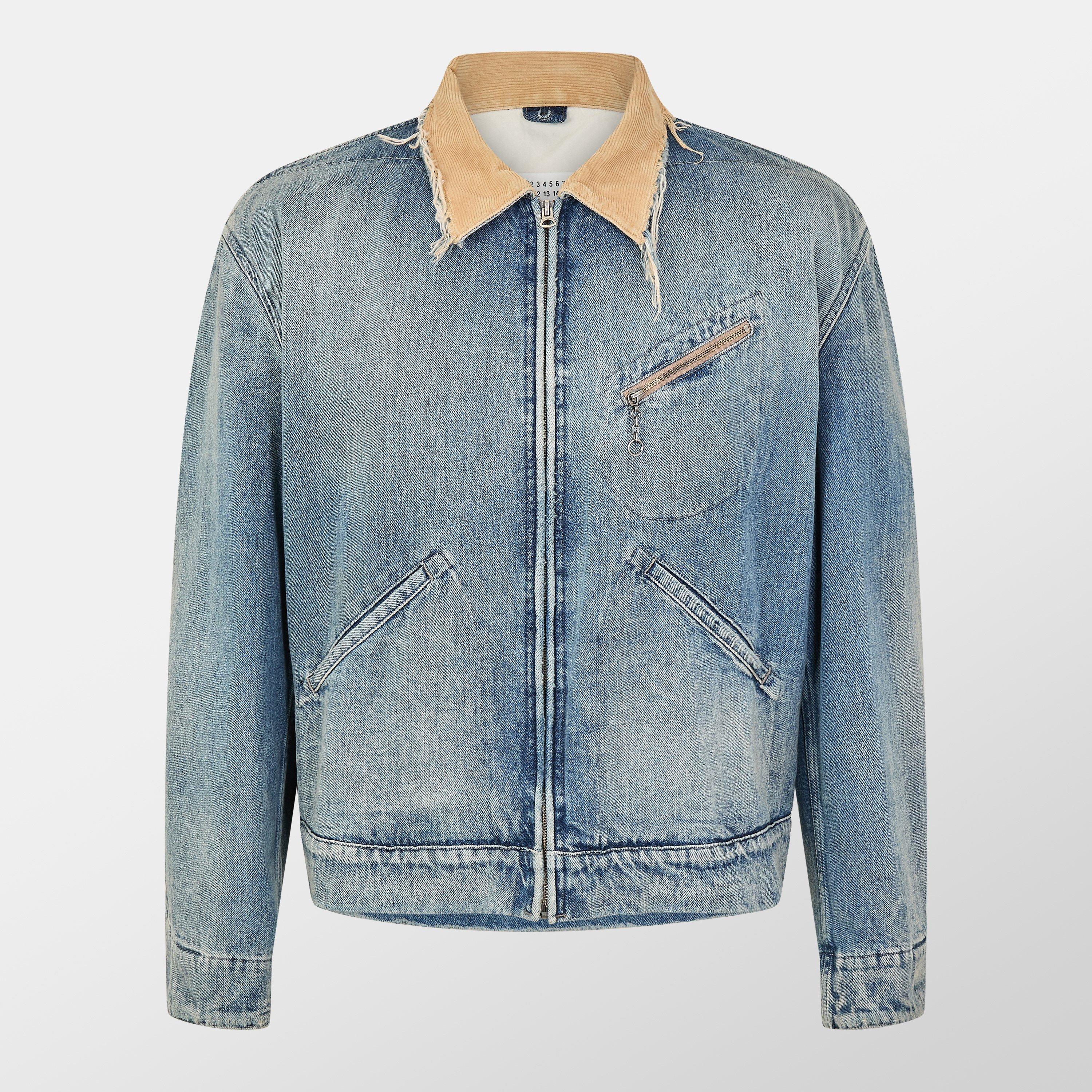 Maison Margiela Men's Structured Button Denim Jacket | Flannels