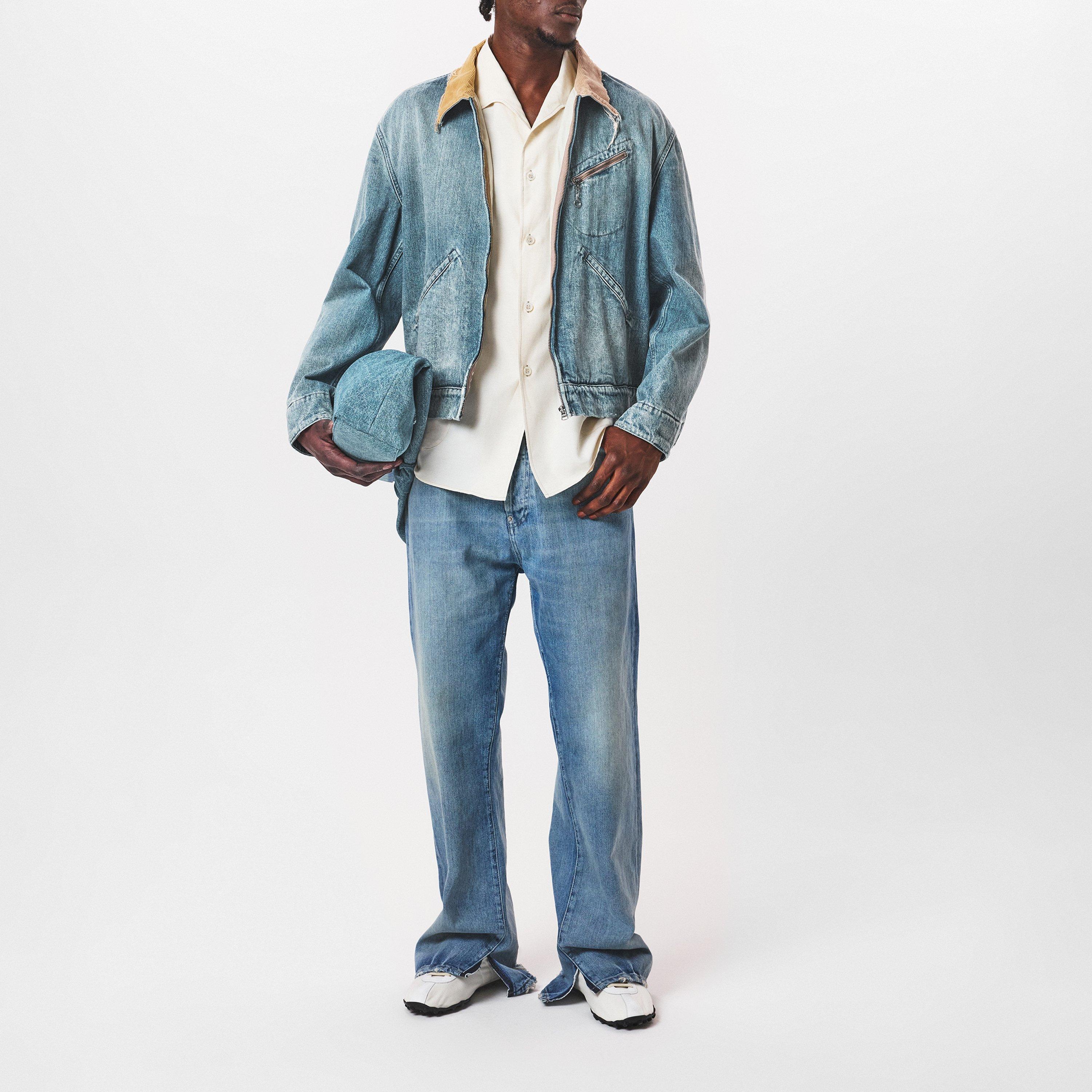Maison Margiela Men's Structured Button Denim Jacket | Cruise Fashion