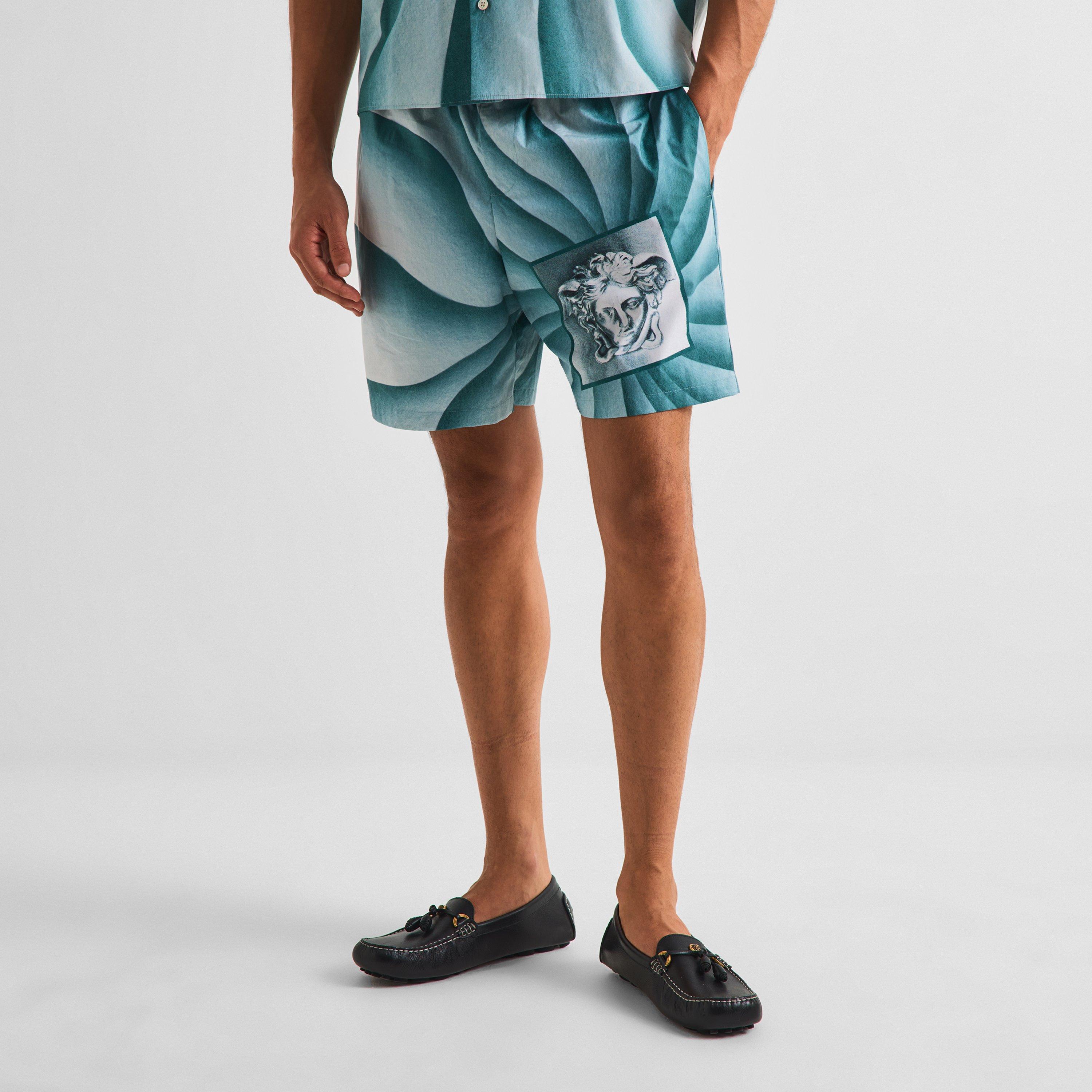 Light Teal - Versace - Versace Vortex Short Sn63 - 3