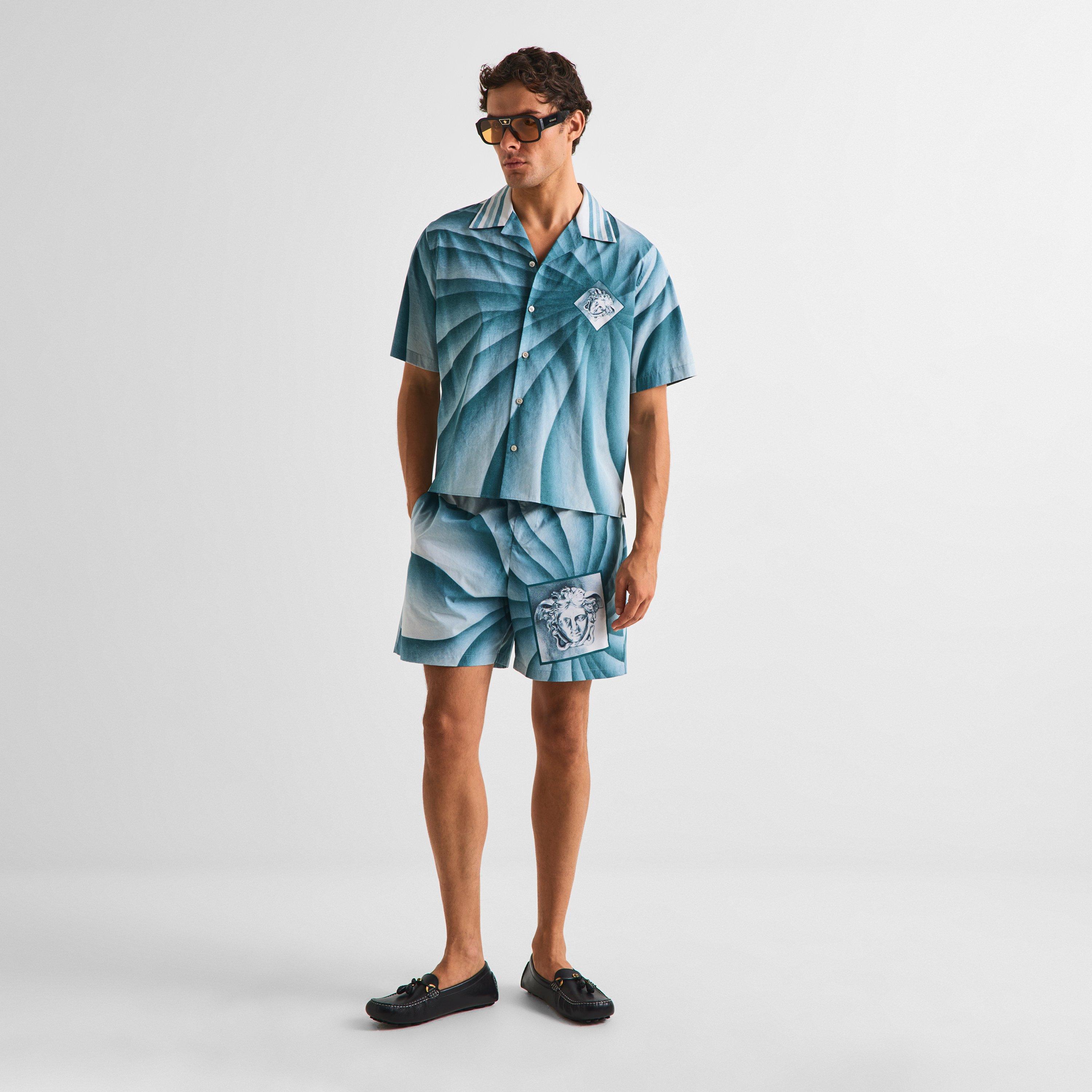 Light Teal - Versace - Versace Vortex Short Sn63 - 5