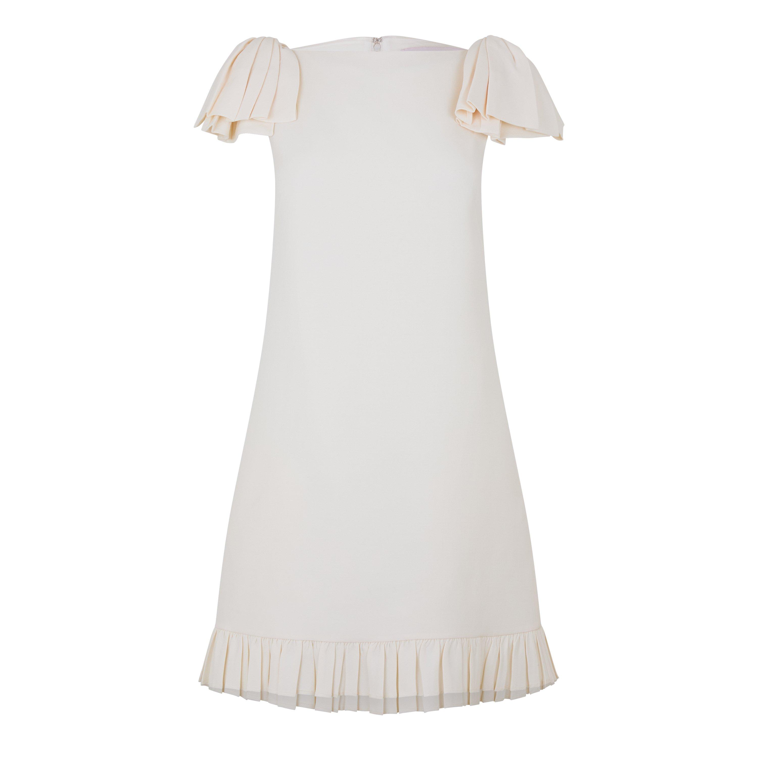 Avorio - Valentino - Women's Val Bow Shoulder Shift Dress - 1