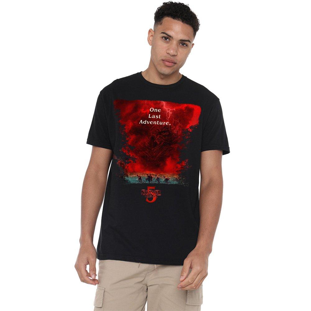 Black - Stranger Things - Stranger Things 5 Vecna Clouds Poster T-Shirt Bla - 1