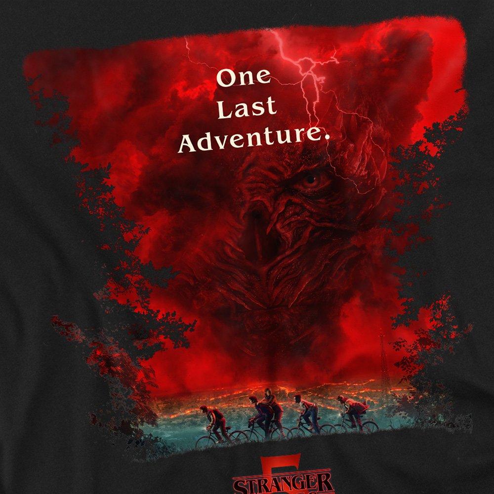 Black - Stranger Things - Stranger Things 5 Vecna Clouds Poster T-Shirt Bla - 2