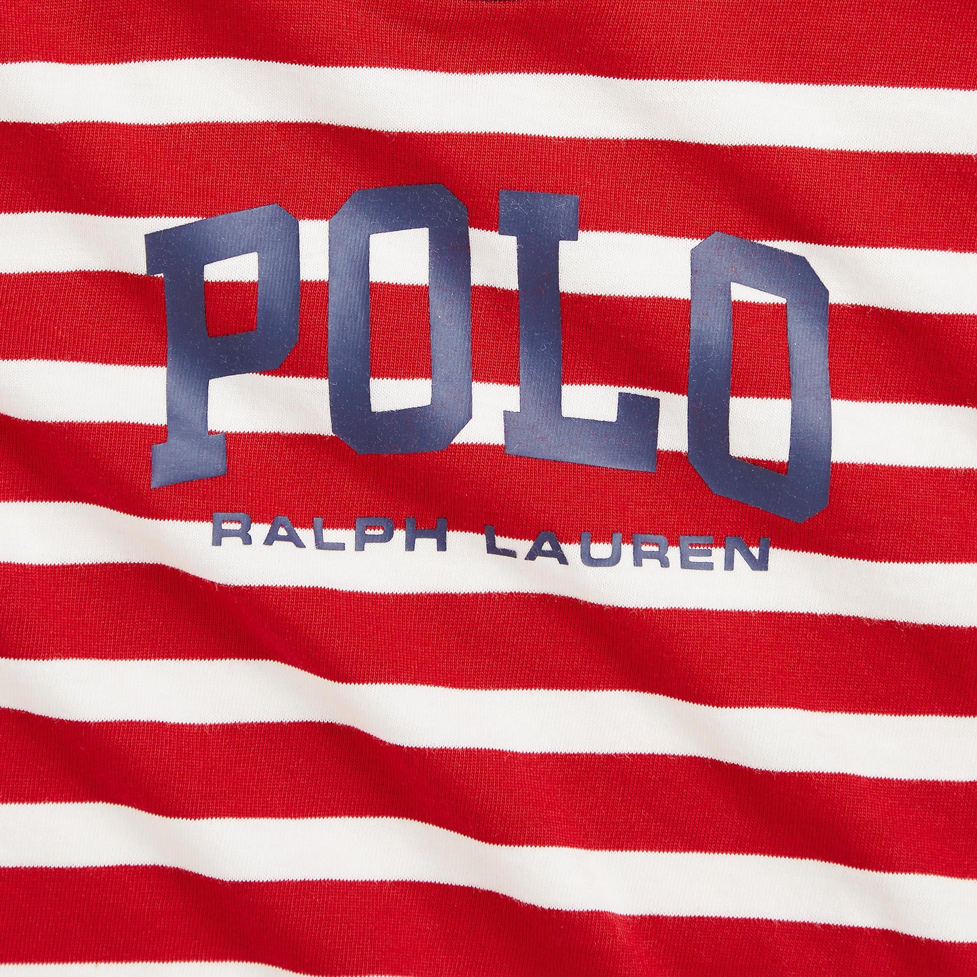 Red Wht Navy - Polo Ralph Lauren - T-Shirt And Shorts Set Infants - 3