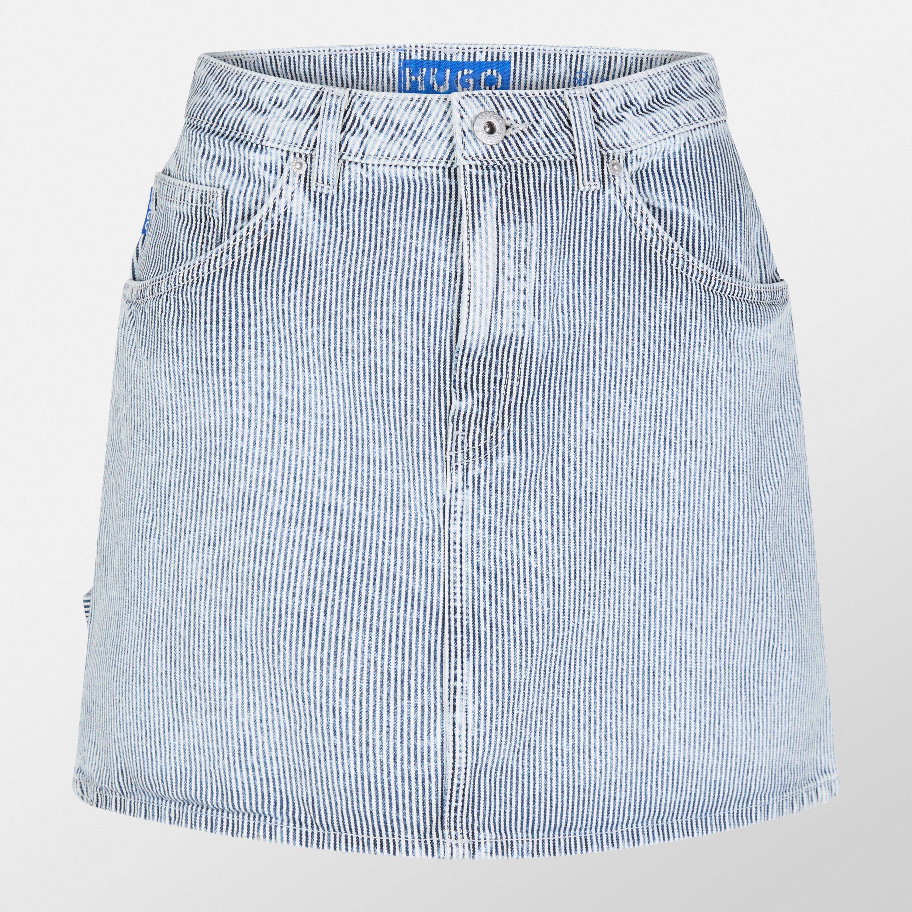 Bright Blue - Hugo - Women's Denim Skirt - 1
