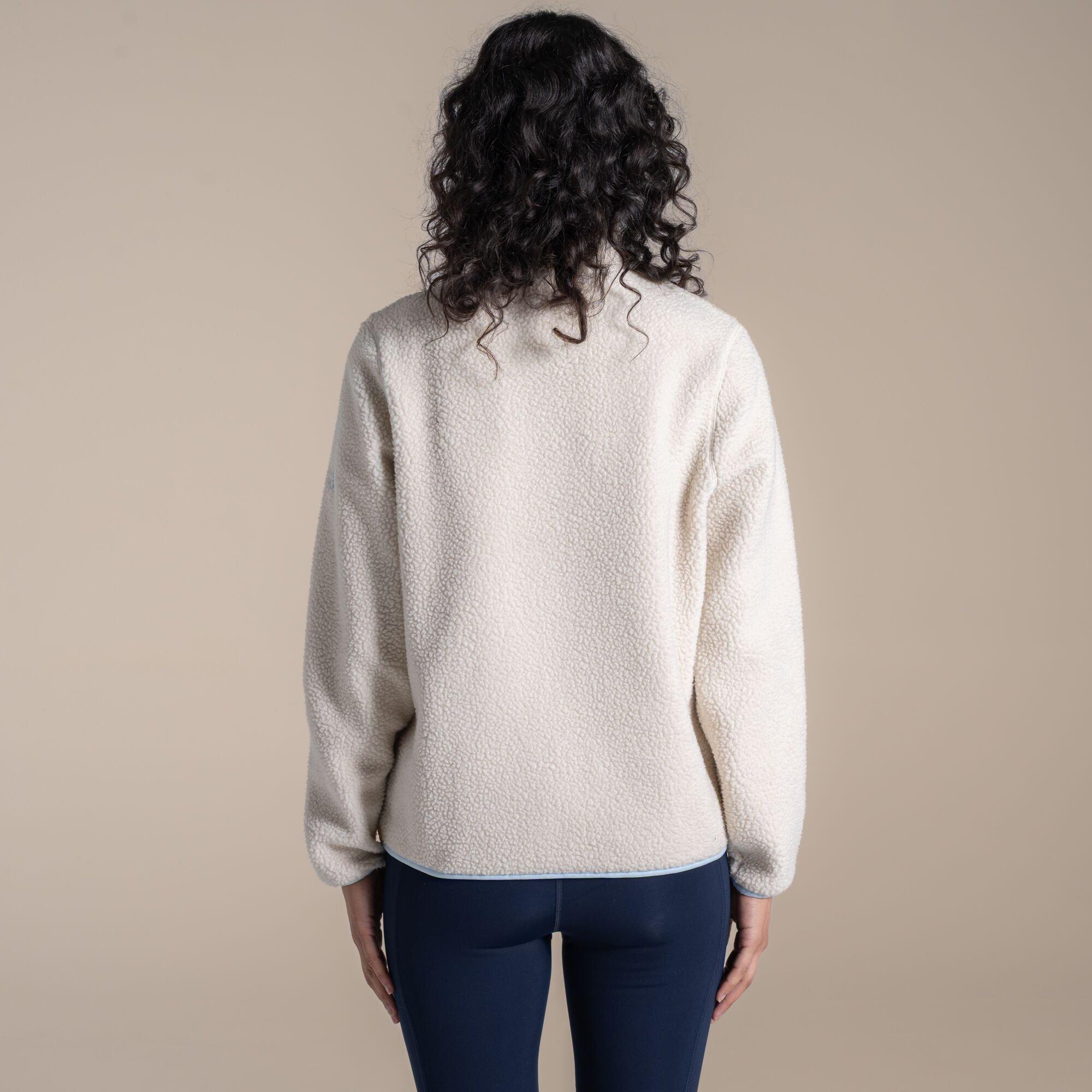 Ecru Floral - Craghoppers - Womens Rosemary II Overhead Insulated Fleece Top - 4