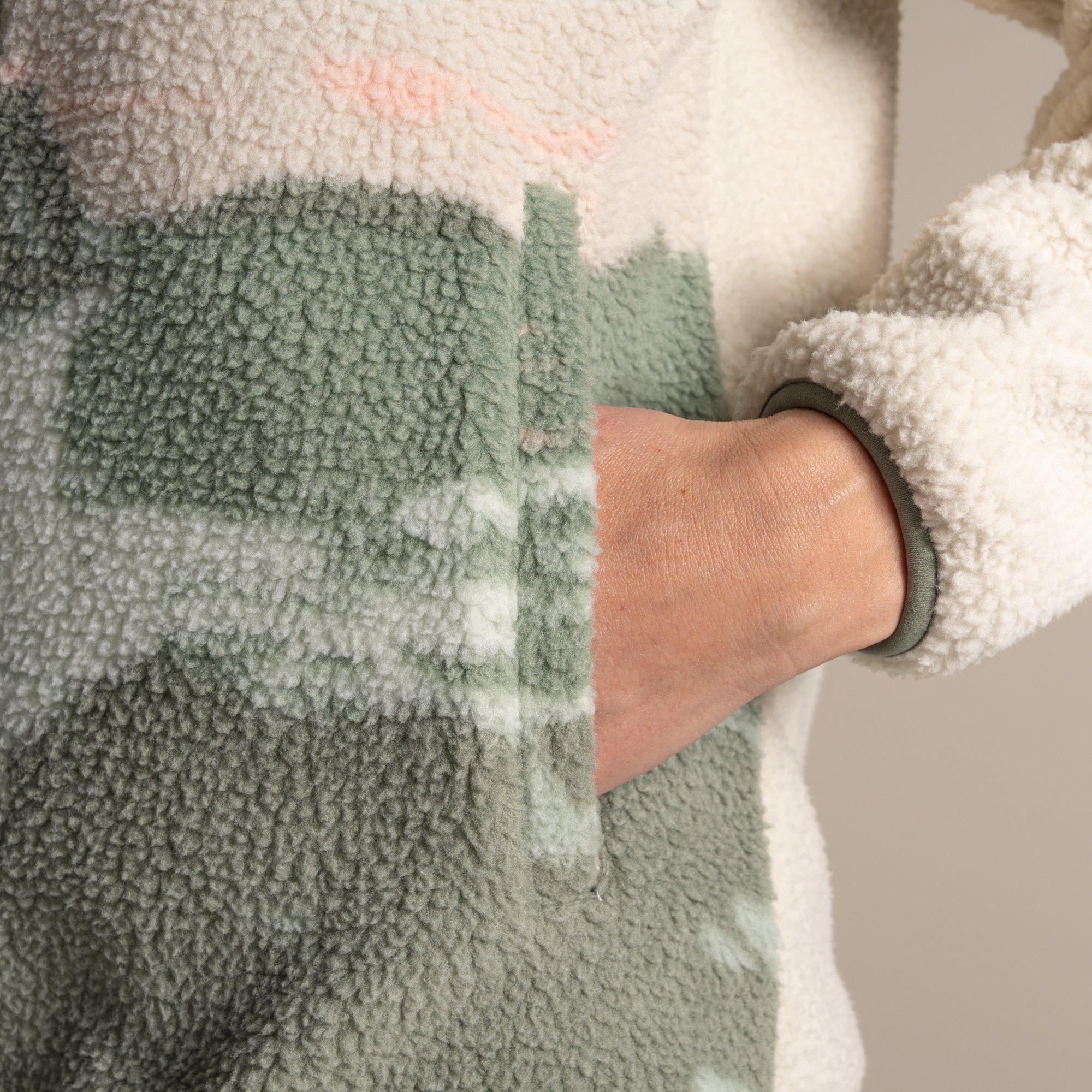 Oyster Print - Craghoppers - Rosemary II Overhead Insulated Fleece Top - 7