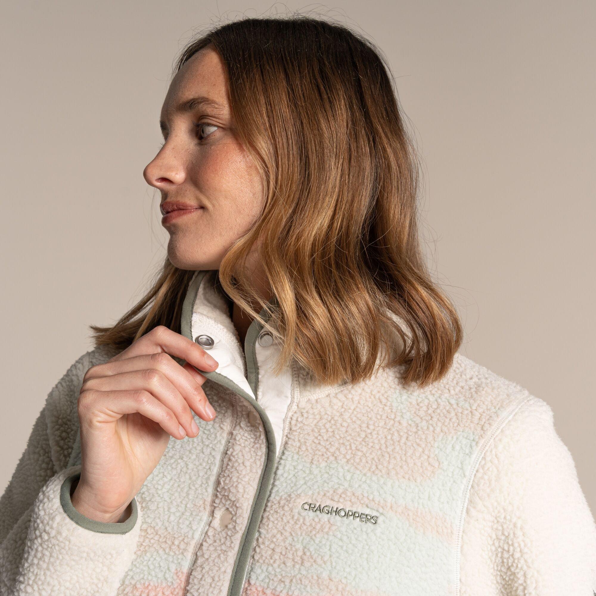 Oyster Print - Craghoppers - Rosemary II Overhead Insulated Fleece Top - 8