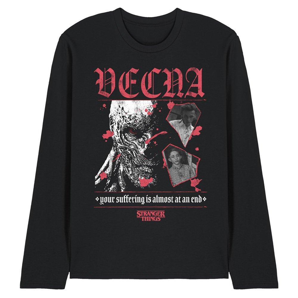 Black - Stranger Things - Stranger Things Vecna Suffering Long Sleeve T-Shir - 1