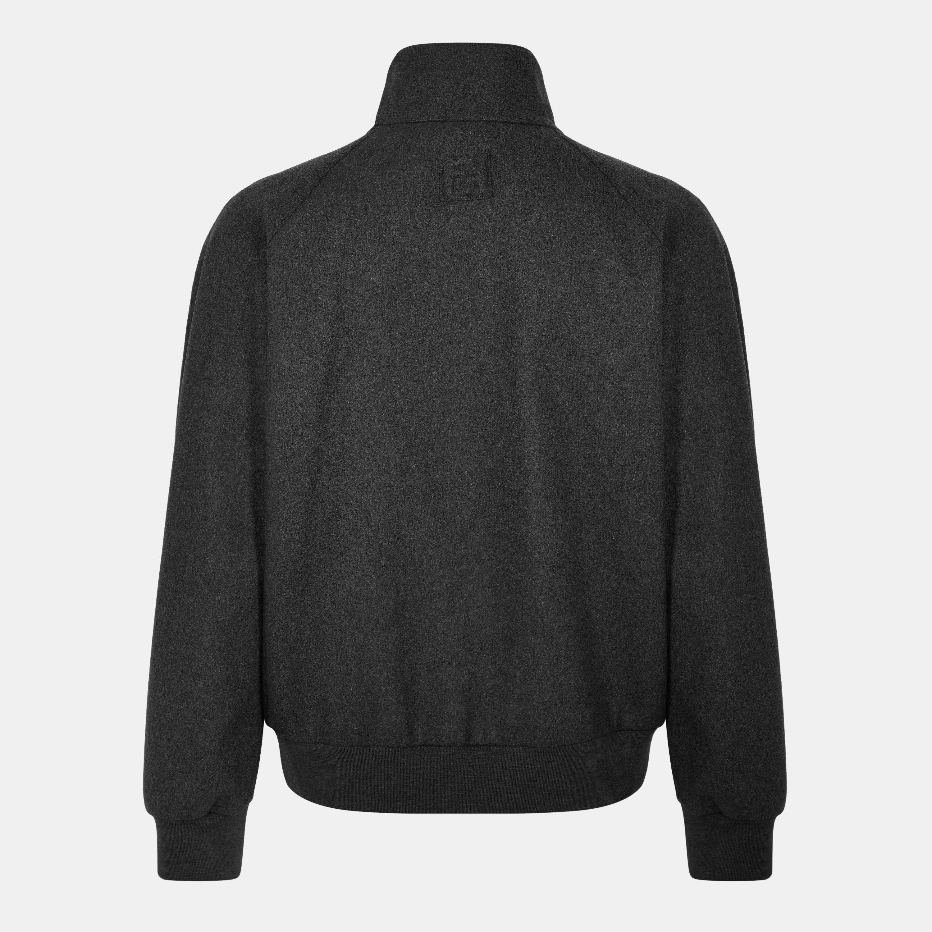 Grey - Fendi - Embossed Jumper - 2