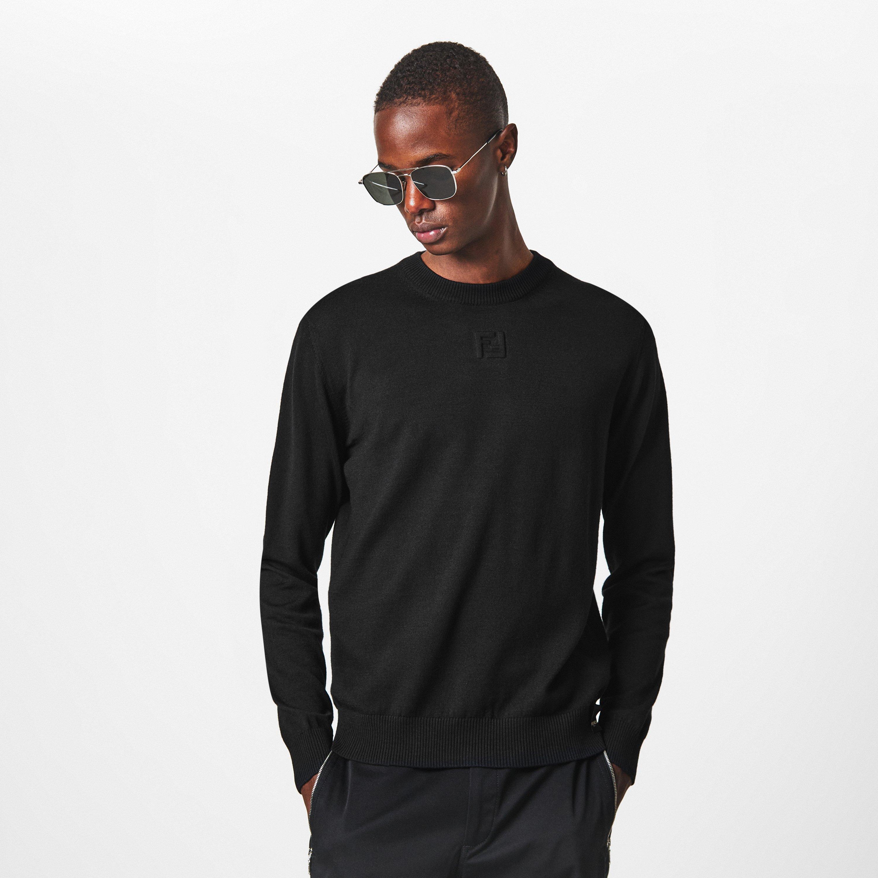 Black - Fendi - Wool Jumper - 3