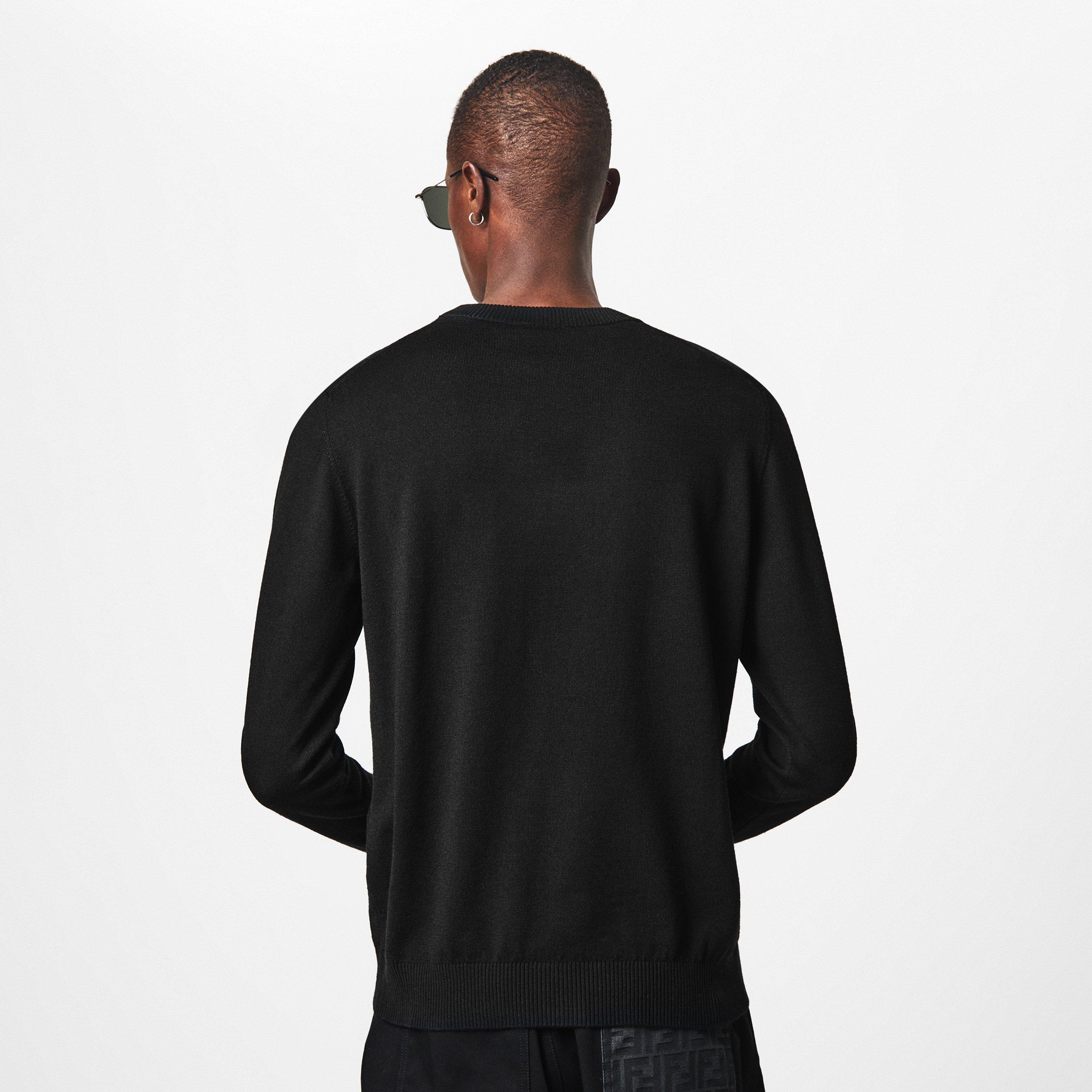 Black - Fendi - Wool Jumper - 4