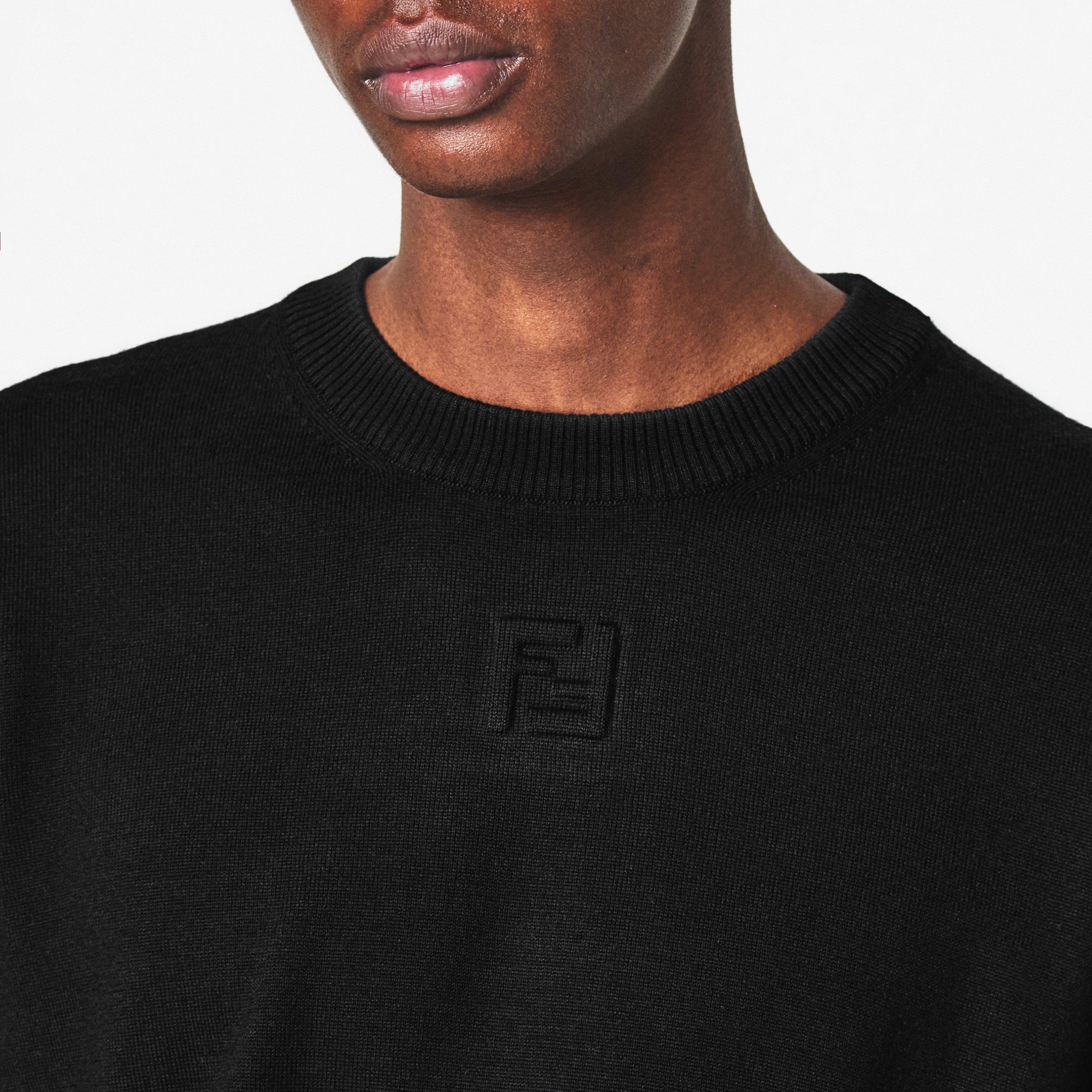 Black - Fendi - Wool Jumper - 5