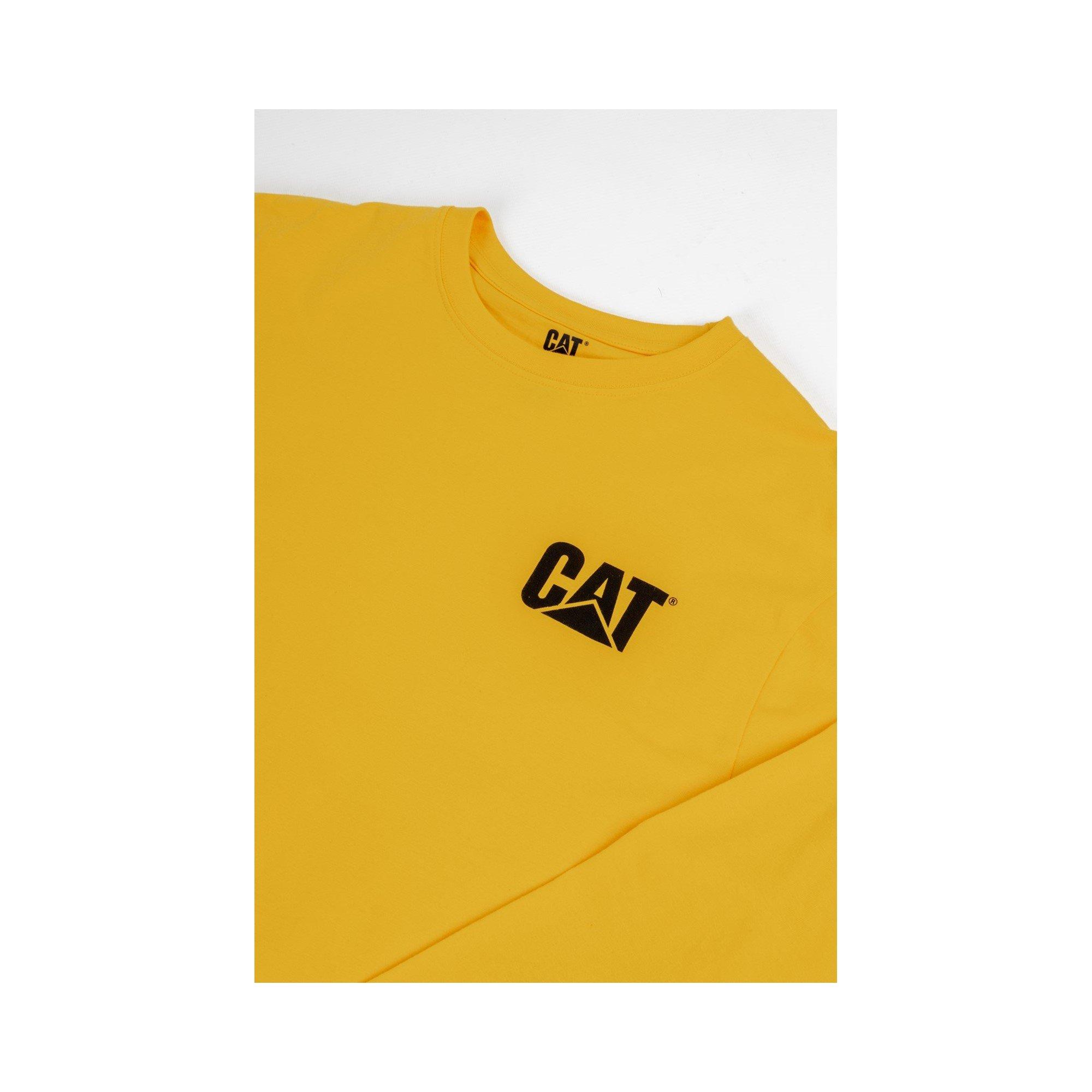 Yellow - Caterpillar - Trademark Banner Long Sleeve T-Shirt - 4