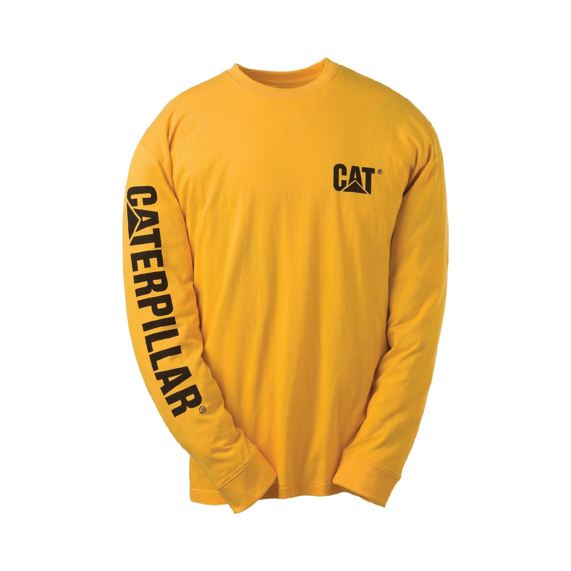 Yellow - Caterpillar - Trademark Banner Long Sleeve T-Shirt - 5
