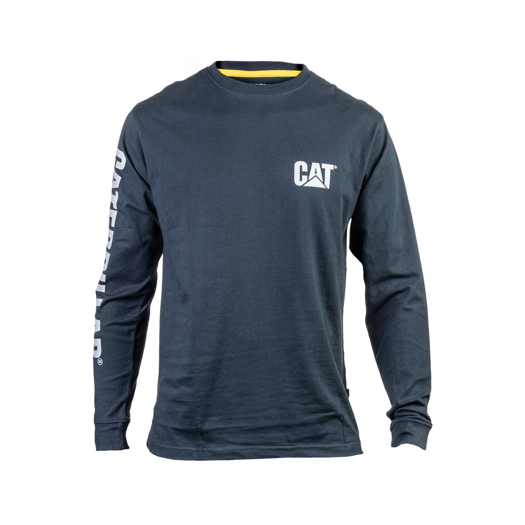 Dark Marine - Caterpillar - Trademark Banner Long Sleeve T-Shirt - 1