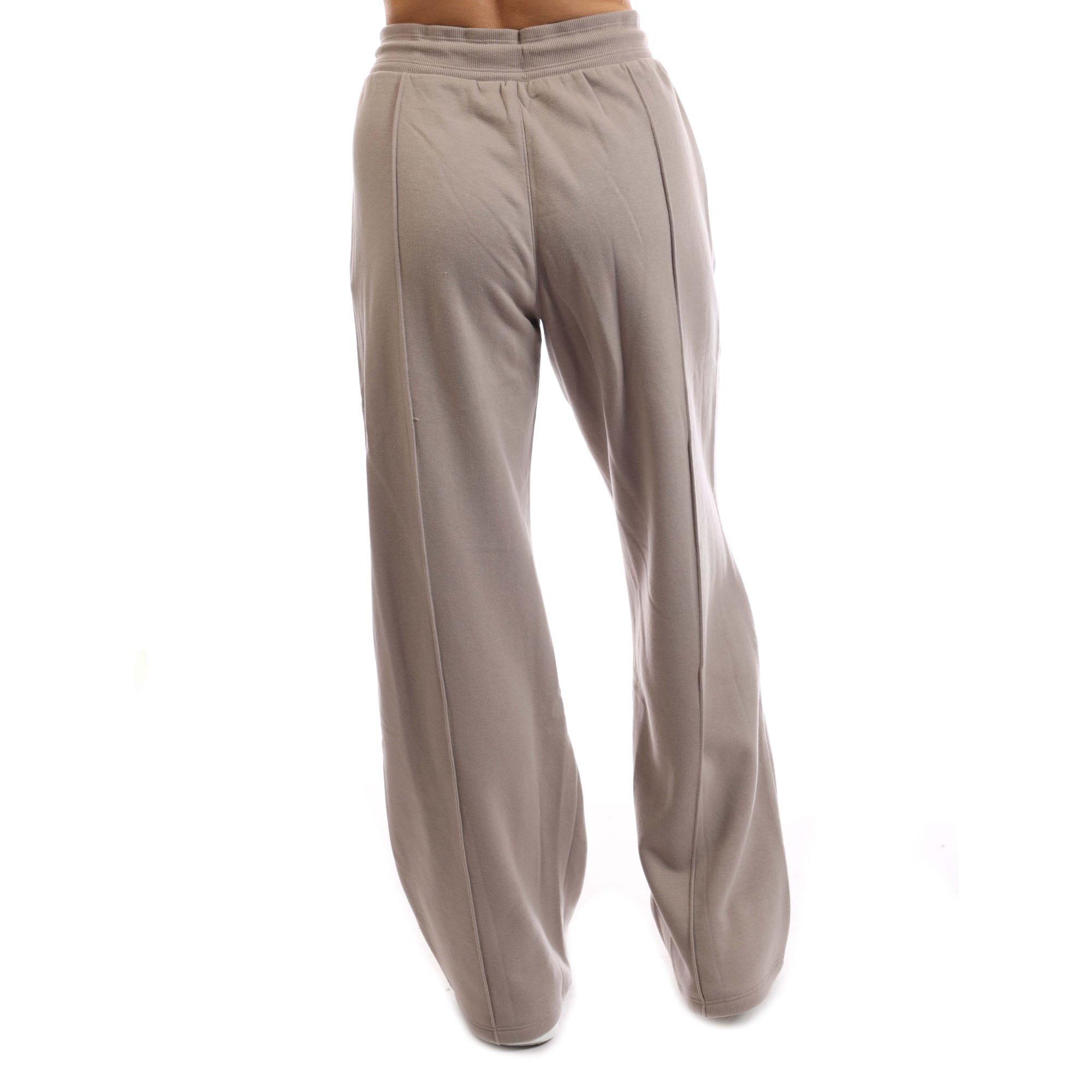 Brown - DKNY - Embellished Logo Print Leg Pant - 2