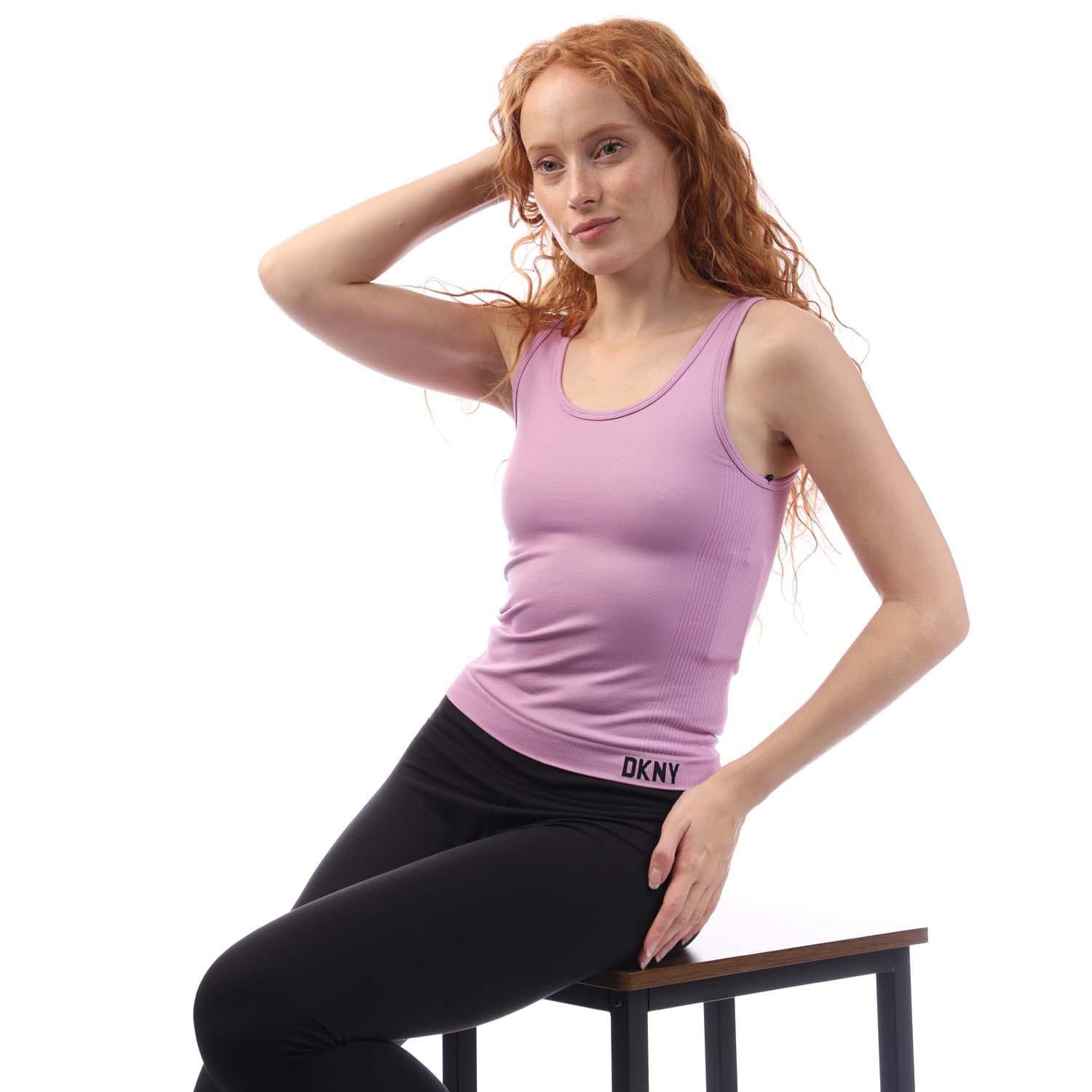 Multi Colour - DKNY - Twill Seamless Scoop Vest - 4