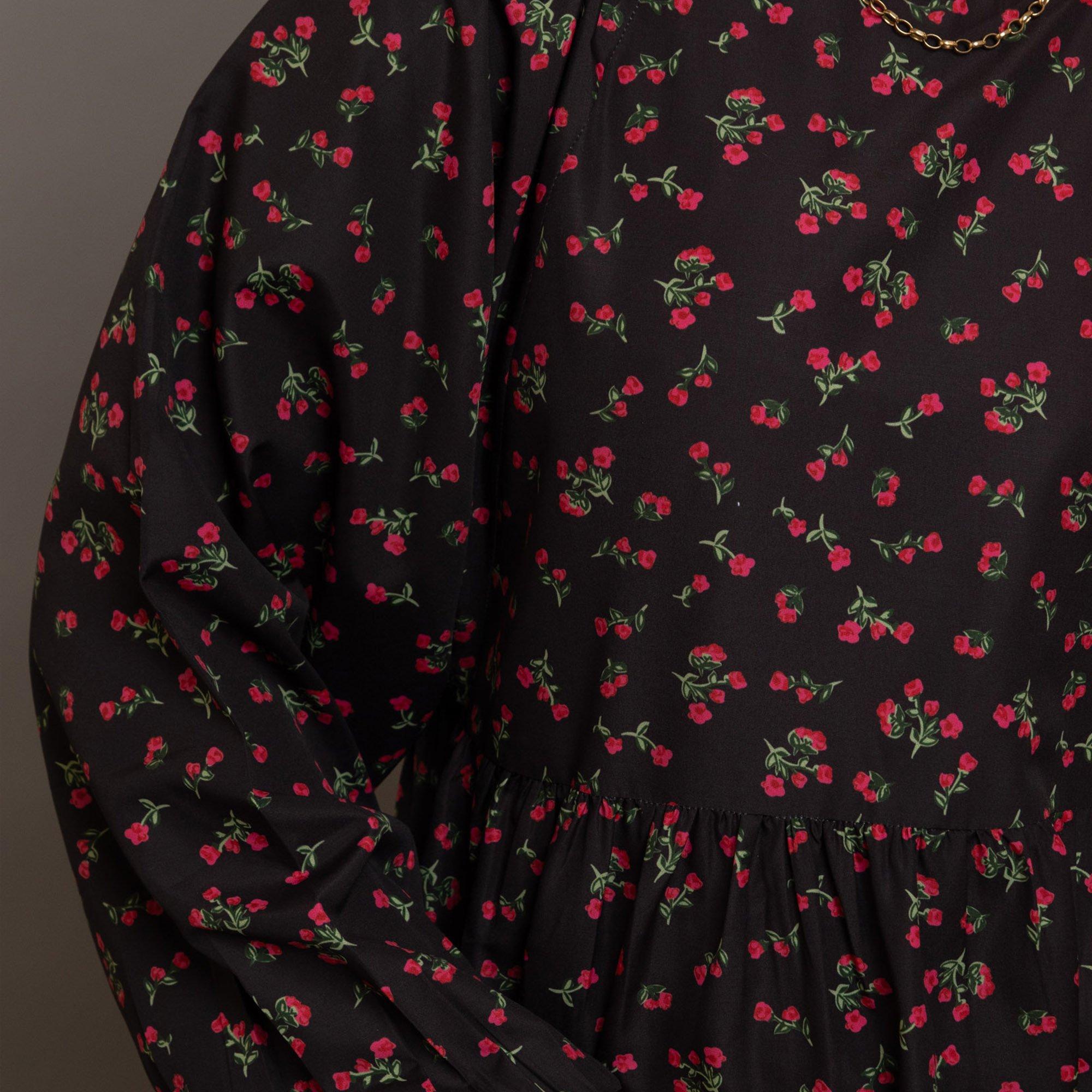 MULTI - Daisy Street - Womens Raglan Mini Smock Dress - 3