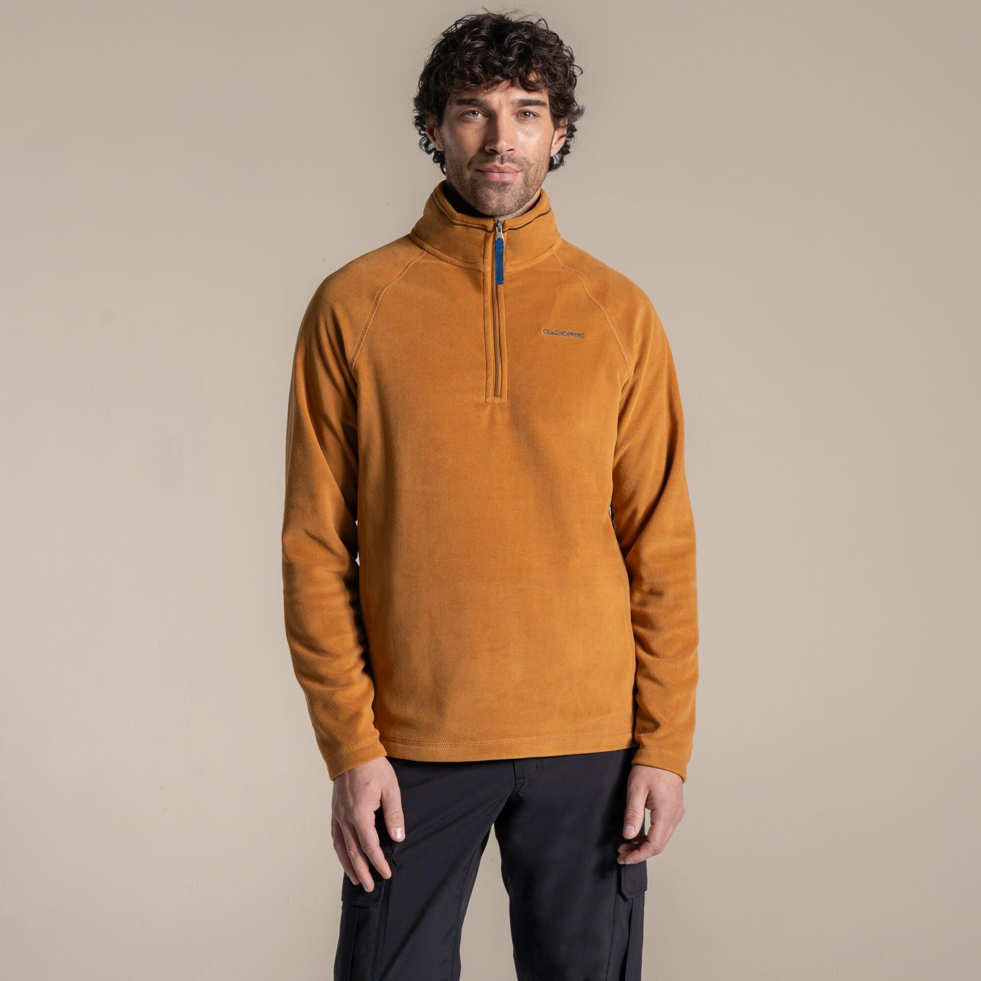 Craghoppers Men's Deep Henna Nt Corey Quick-Drying Half Zip Fleece - S