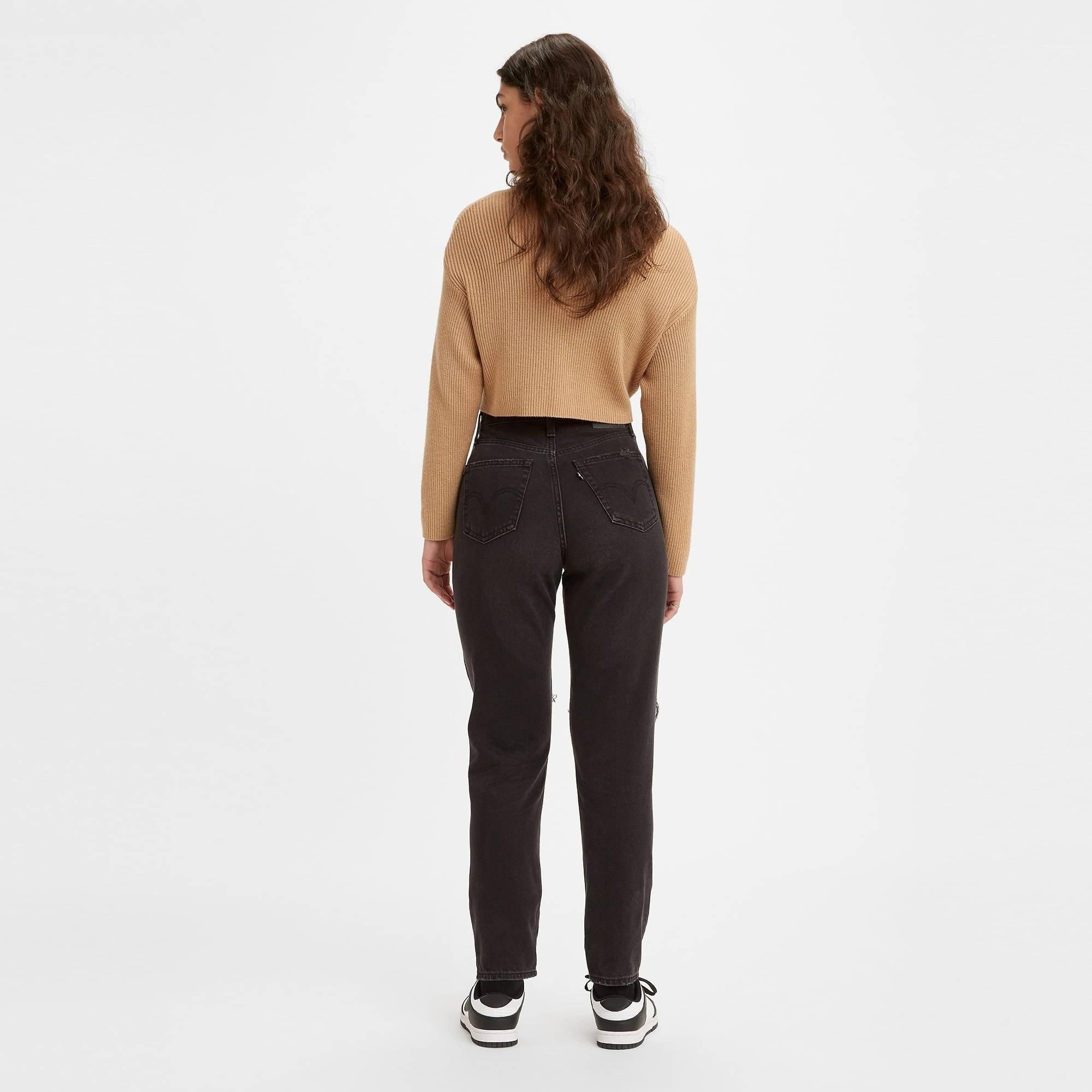 Dov'è il mio pranzo - Levis - Women's High Waist Ripped Mom Straight Leg Jeans - 4