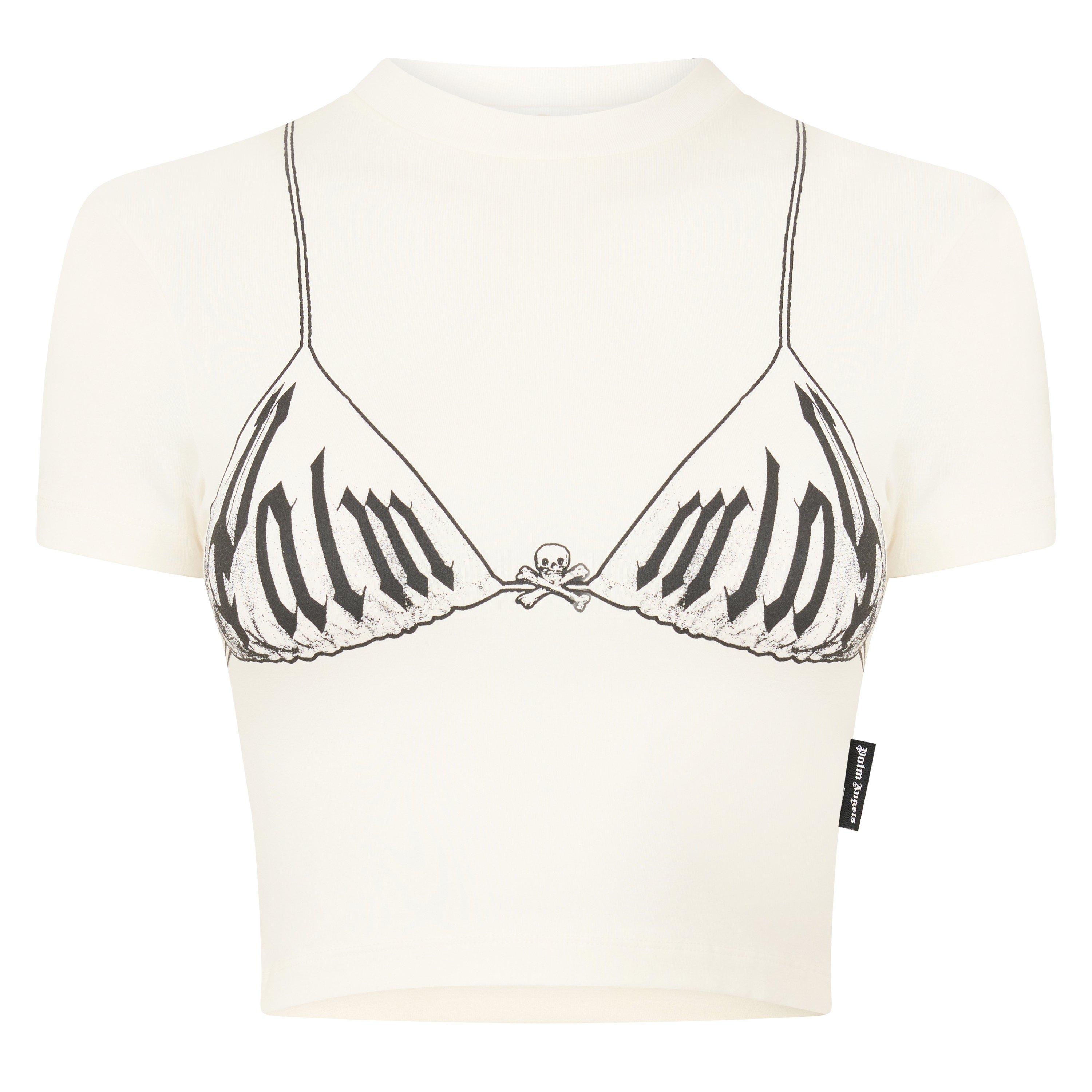 White - Palm Angels - Women's Baby Tee - 1