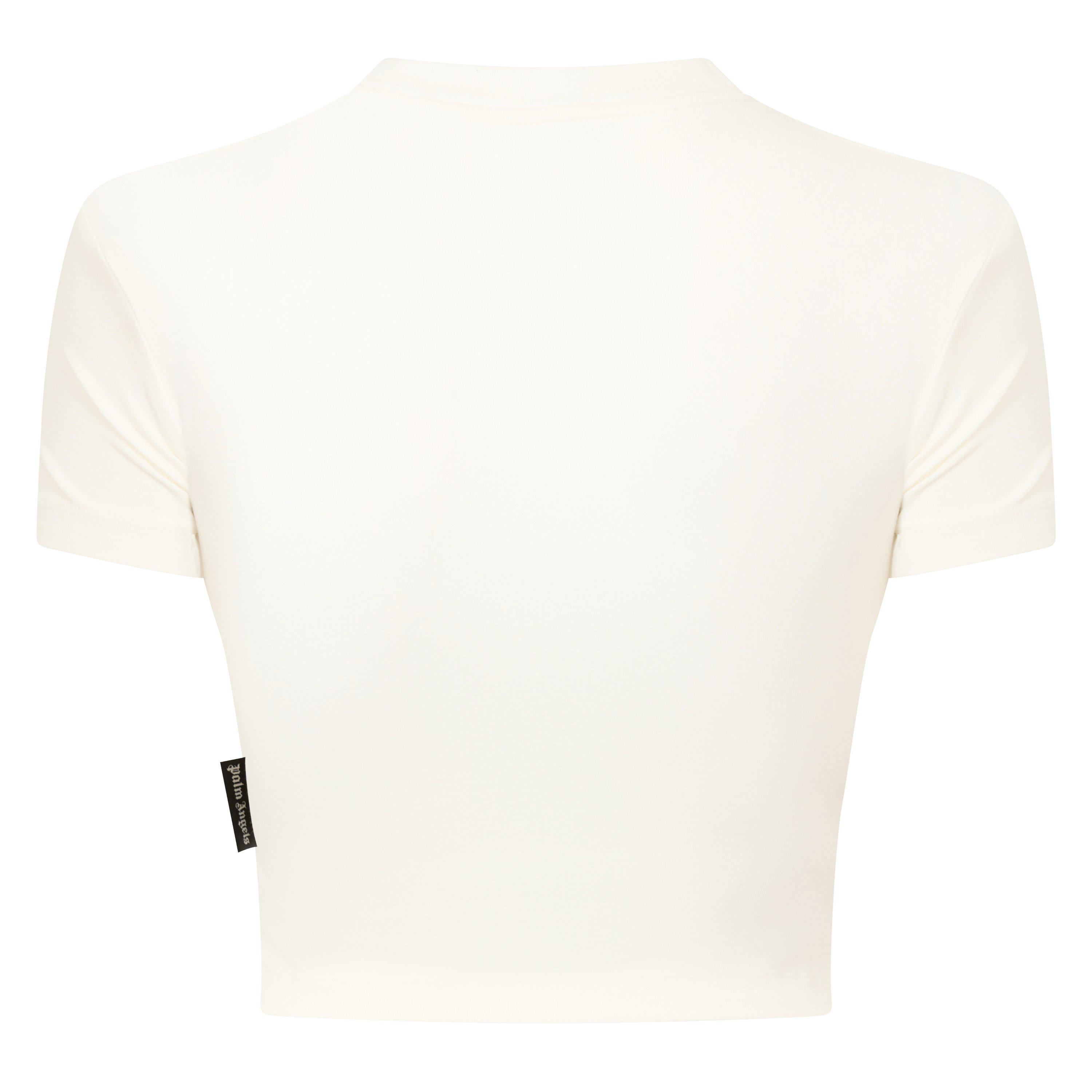 White - Palm Angels - Women's Baby Tee - 2
