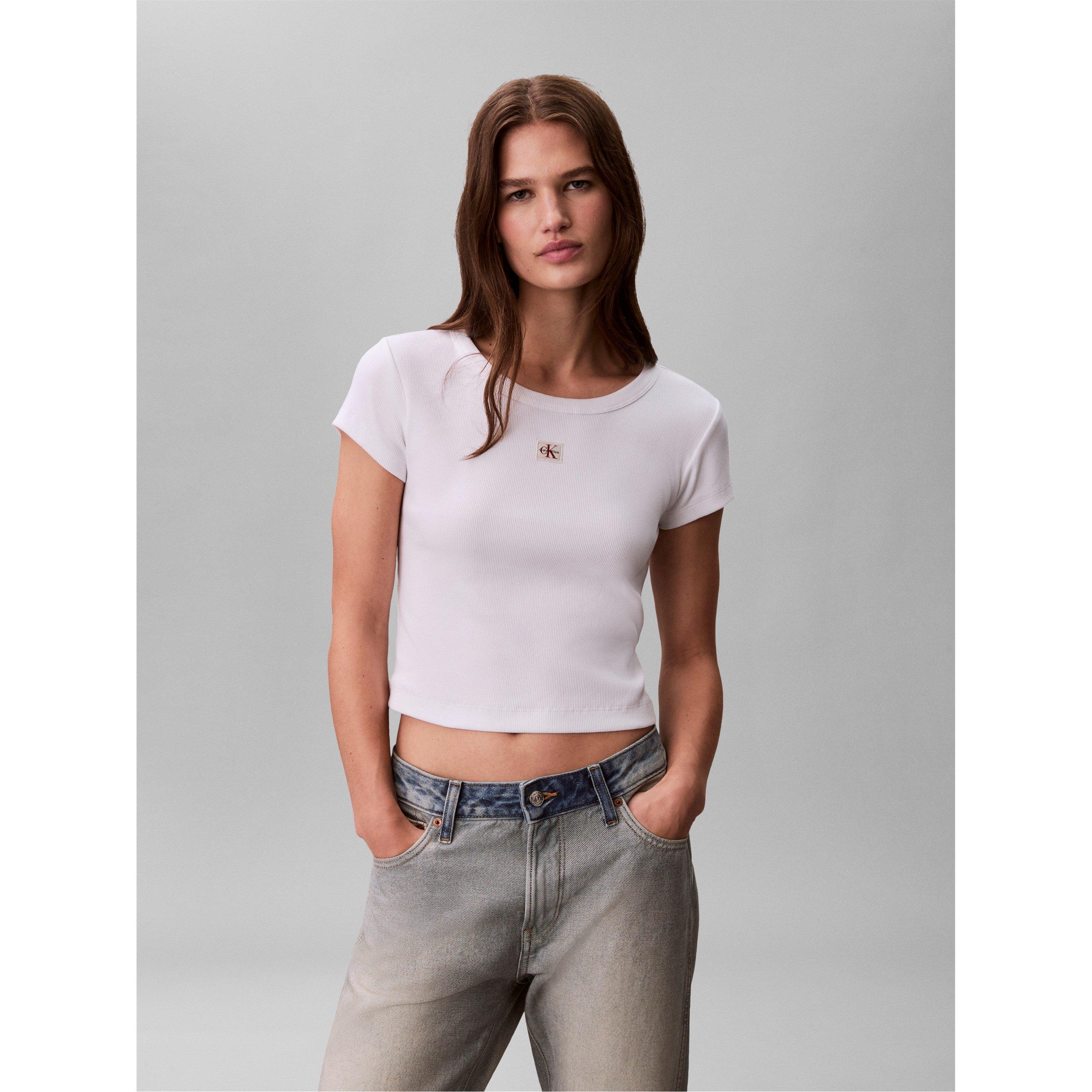 Weiß - Calvin Klein Jeans - CKJ Wvn Rib BabyT Ld10 - 2