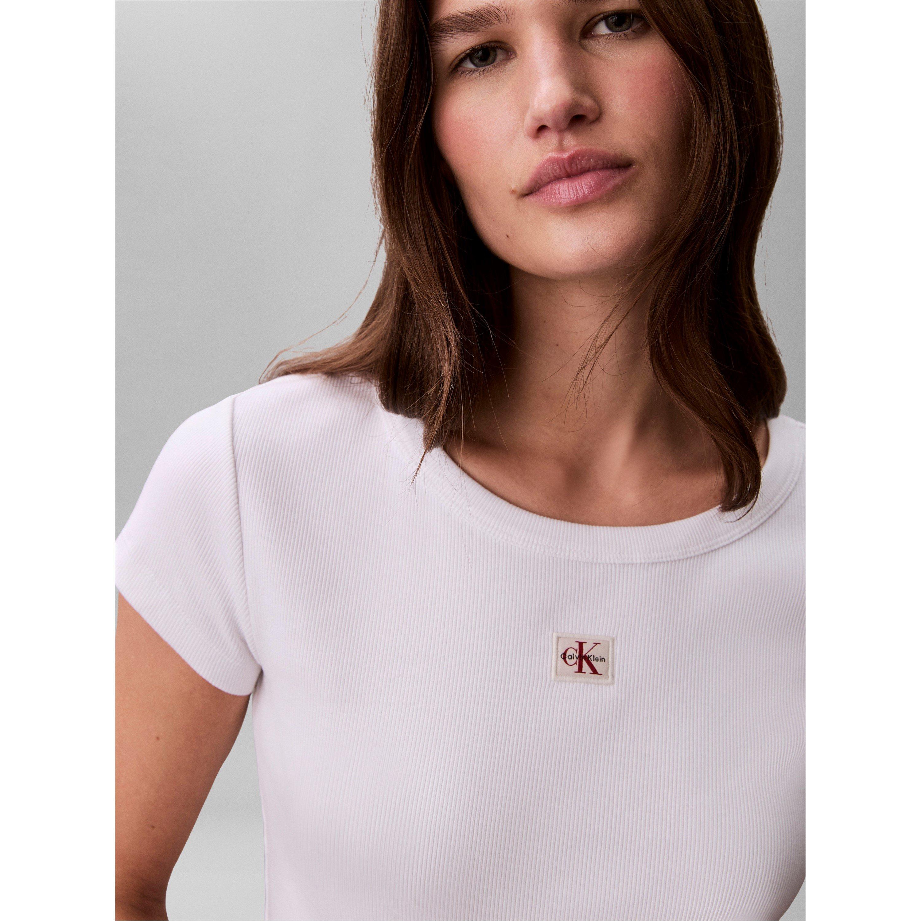 Weiß - Calvin Klein Jeans - CKJ Wvn Rib BabyT Ld10 - 3