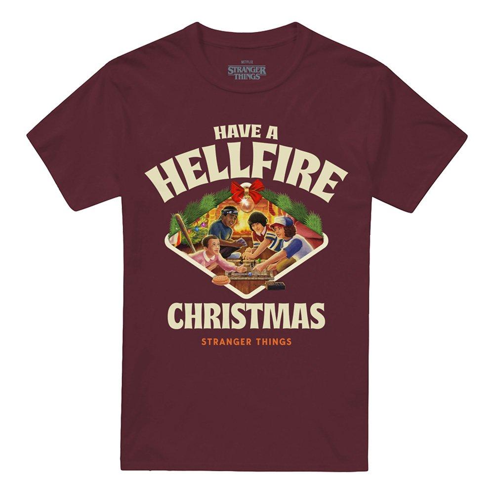Burgundy - Stranger Things - Stranger Things Have A Hellfire Xmas Festive Board - 4