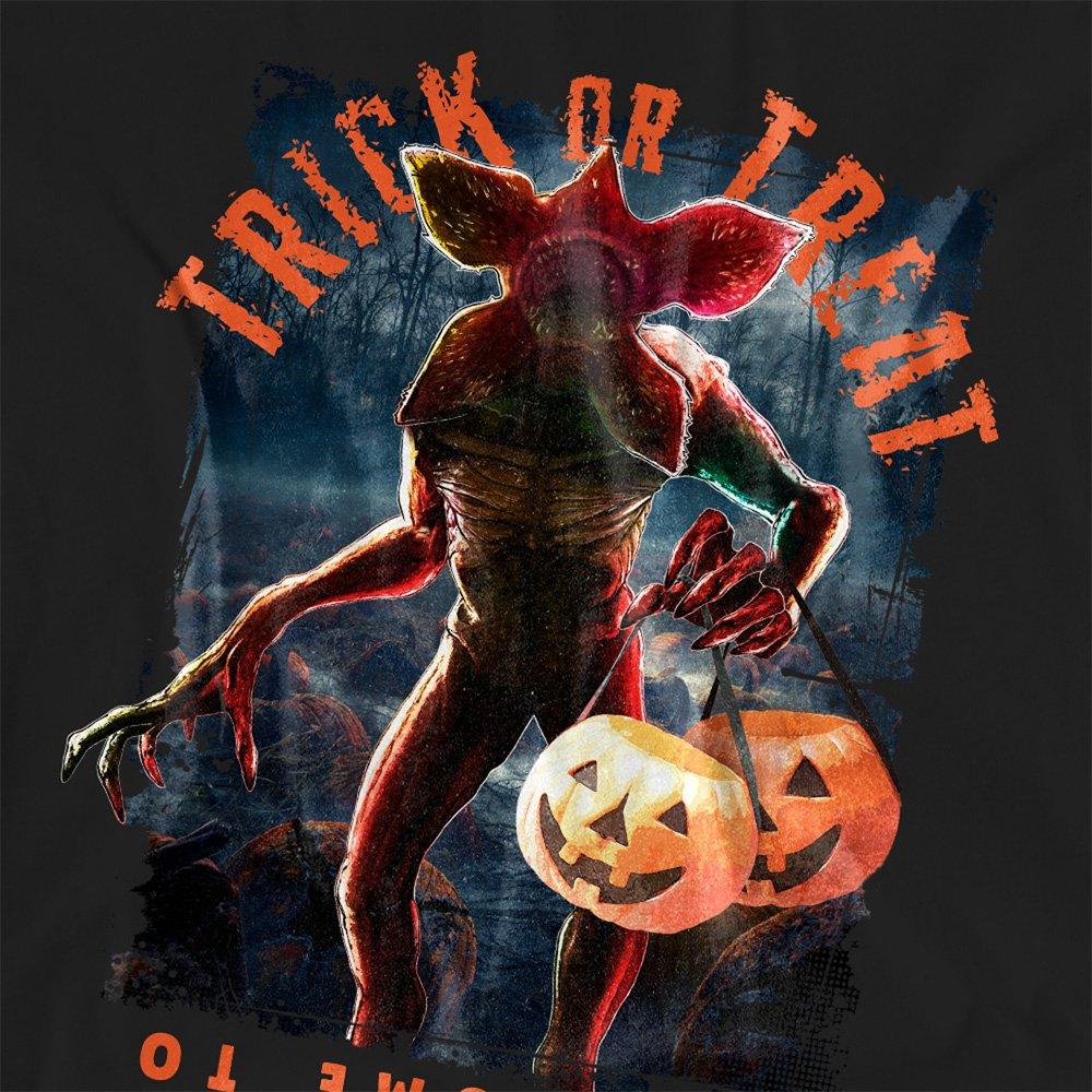 Black - Stranger Things - Stranger Things Demogorgon Trick Or Treat T-Shirt - 2