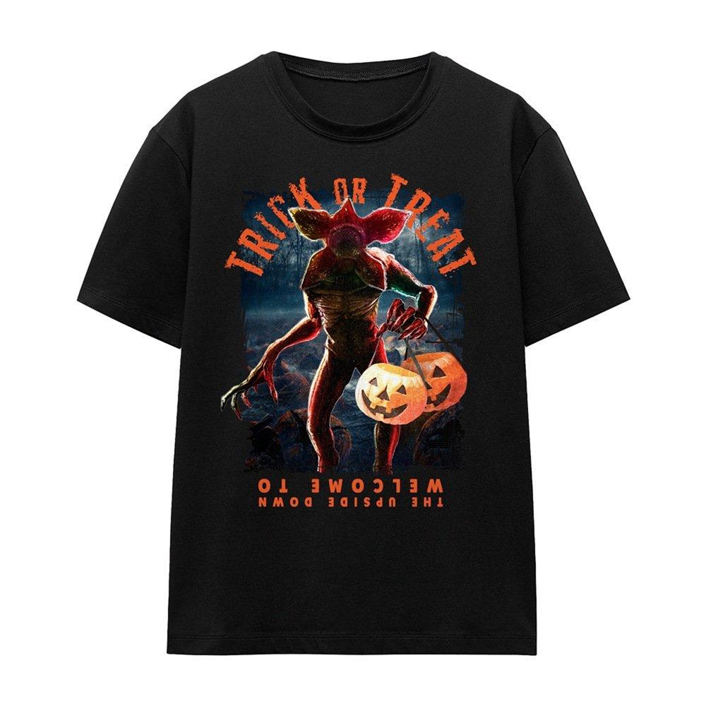Black - Stranger Things - Stranger Things Demogorgon Trick Or Treat T-Shirt - 4