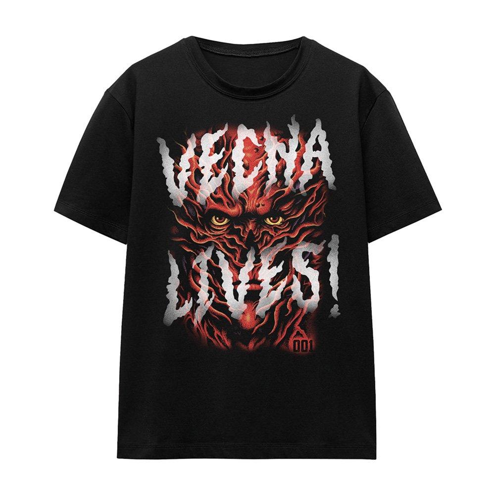 Black - Stranger Things - Stranger Things Vecna Lives T-Shirt Black - 4