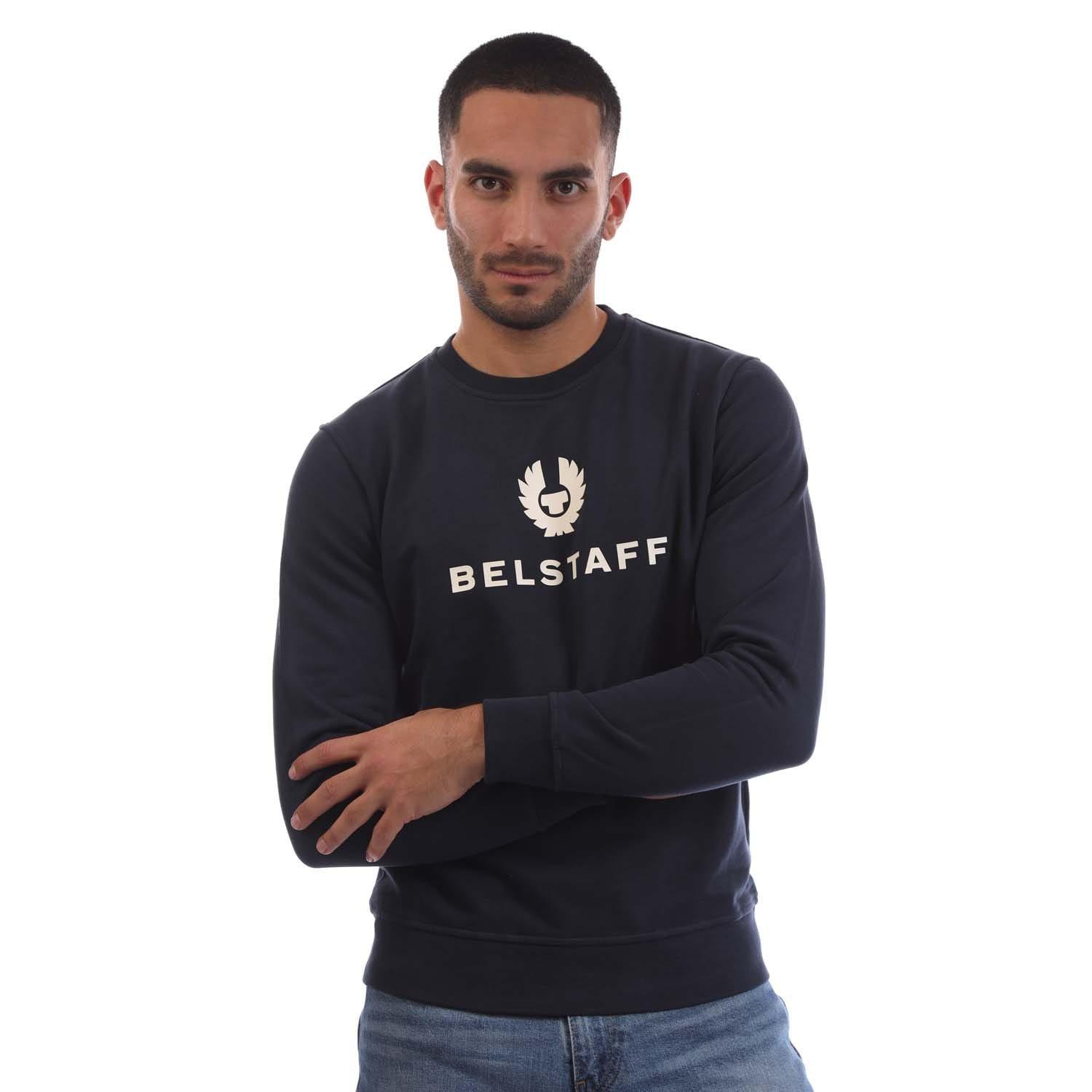 Navy - Belstaff - Signature Crewneck T-Shirt - 1