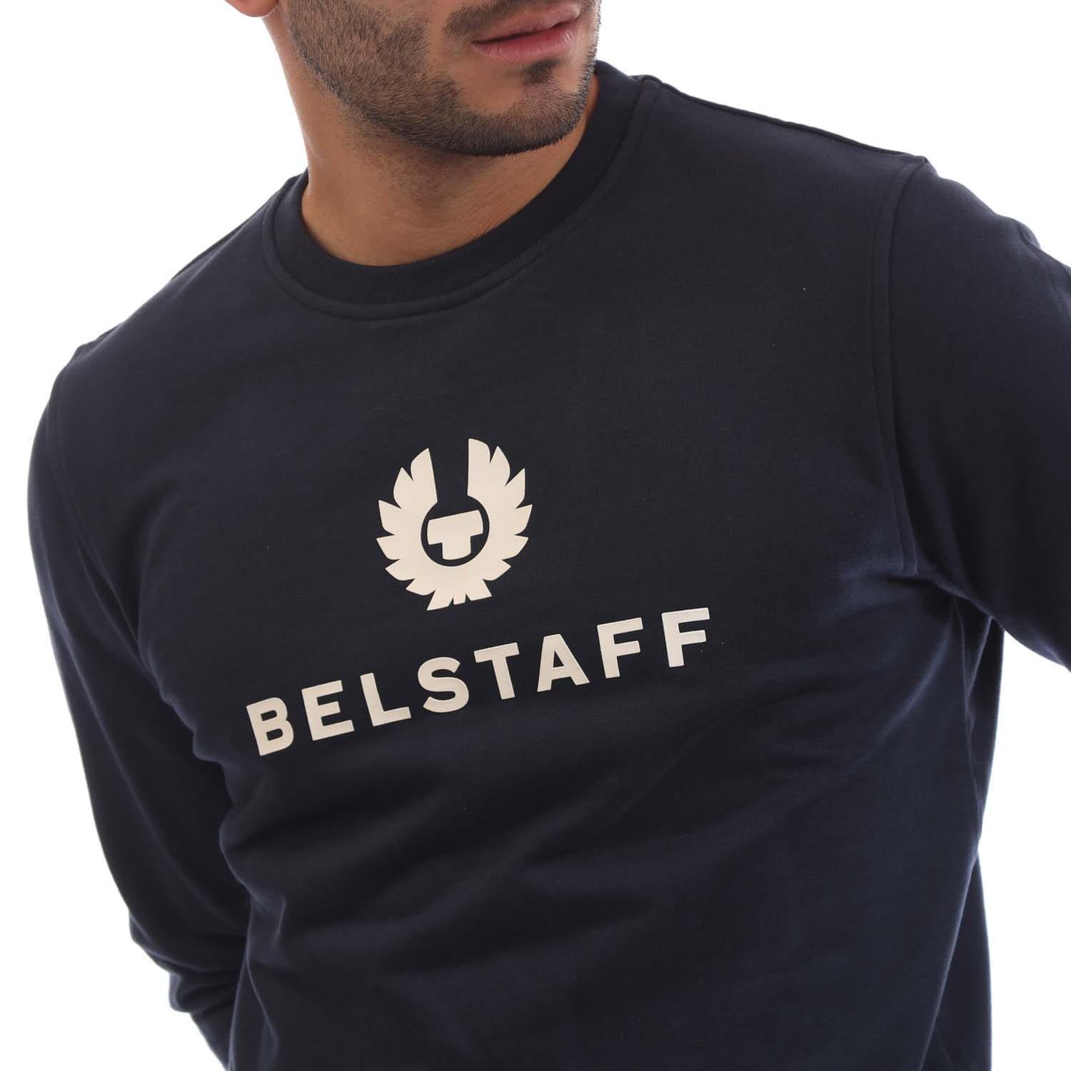 Navy - Belstaff - Signature Crewneck T-Shirt - 2
