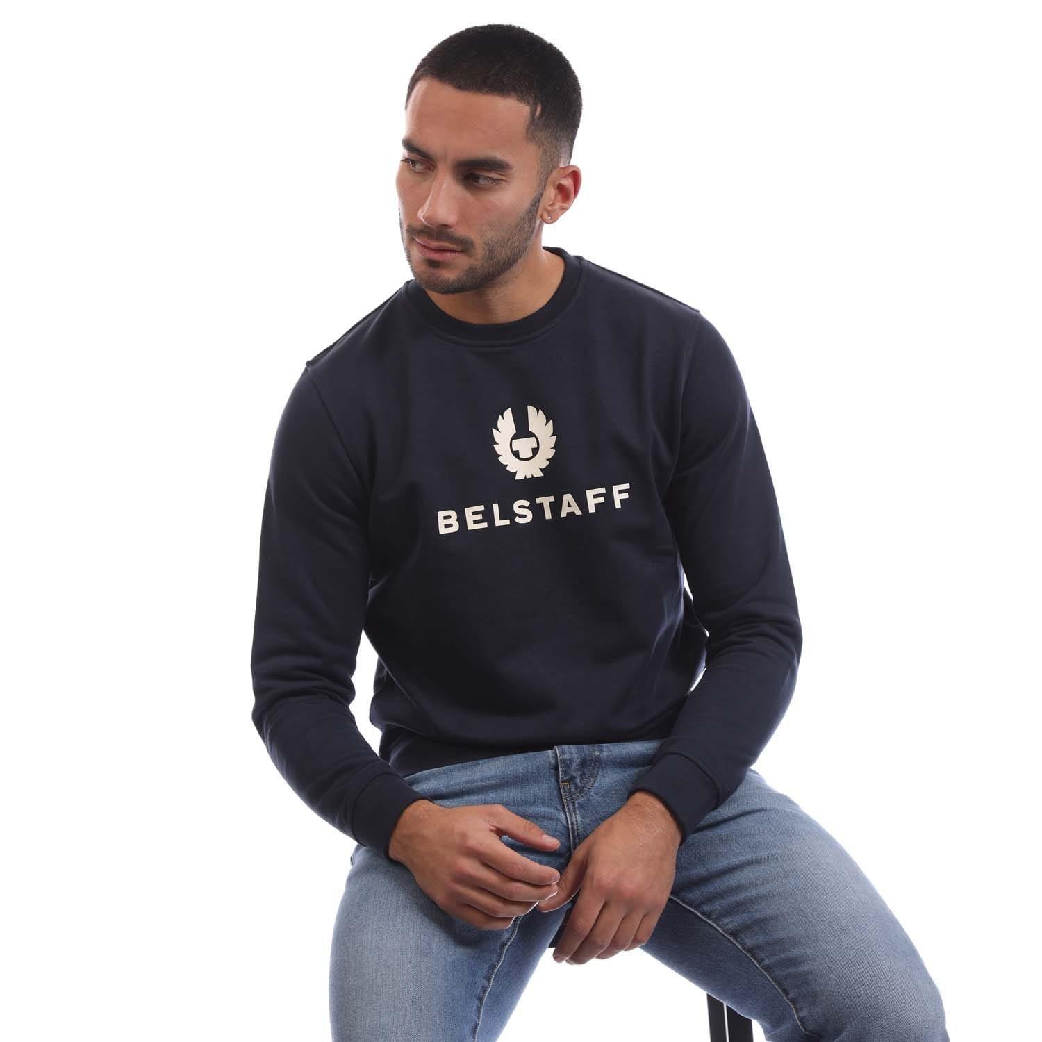 Navy - Belstaff - Signature Crewneck T-Shirt - 4