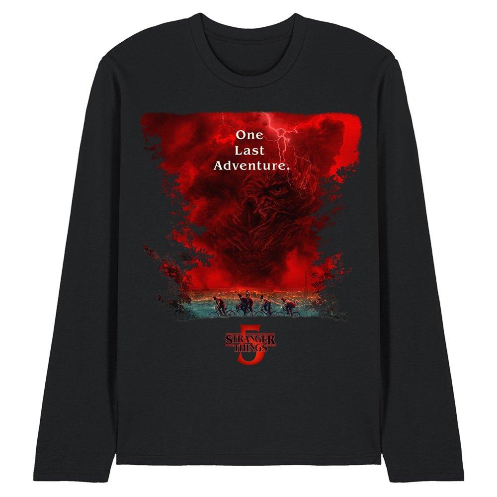 Black - Stranger Things - Stranger Things 5 Vecna Clouds Poster Long Sleeve - 1