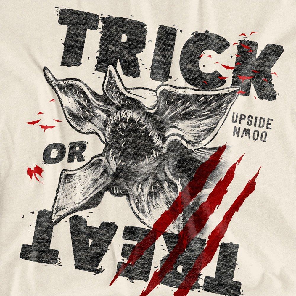 Beige - Stranger Things - Stranger Things Demogorgon Trick Or Treat Sketch T - 2